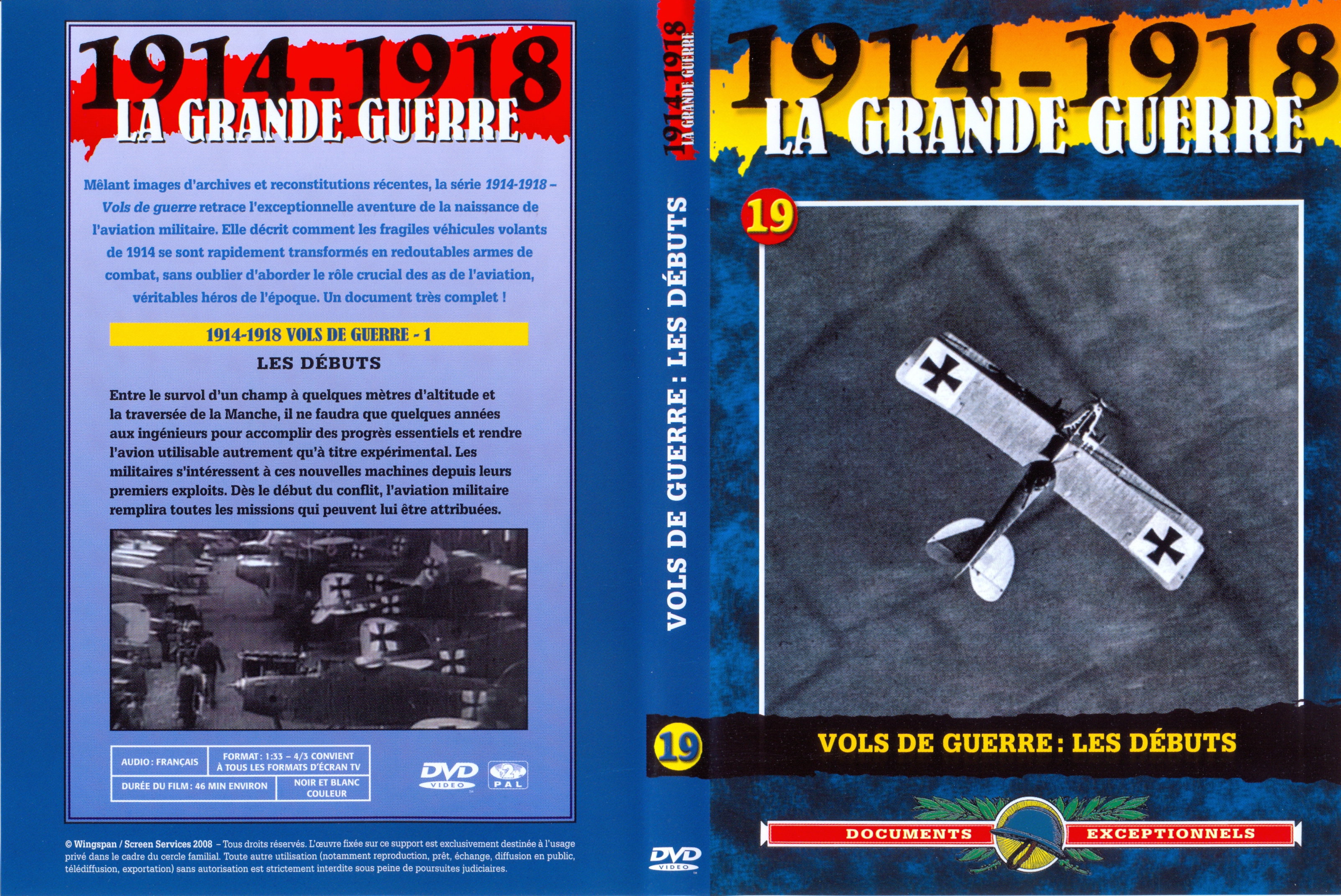 Jaquette DVD La grande guerre 1914 1918 vol 19