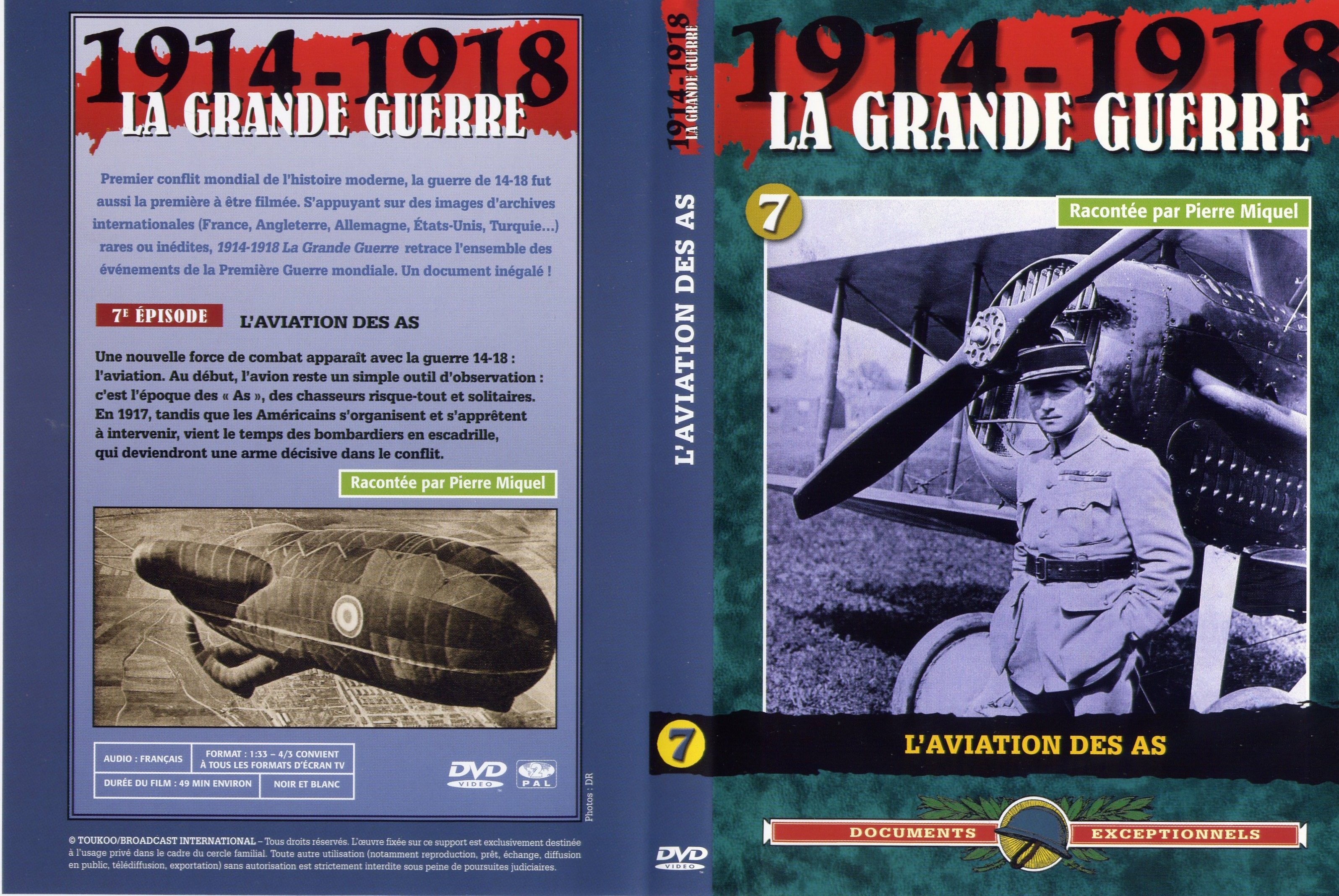 Jaquette DVD La grande guerre 1914 1918 vol 7
