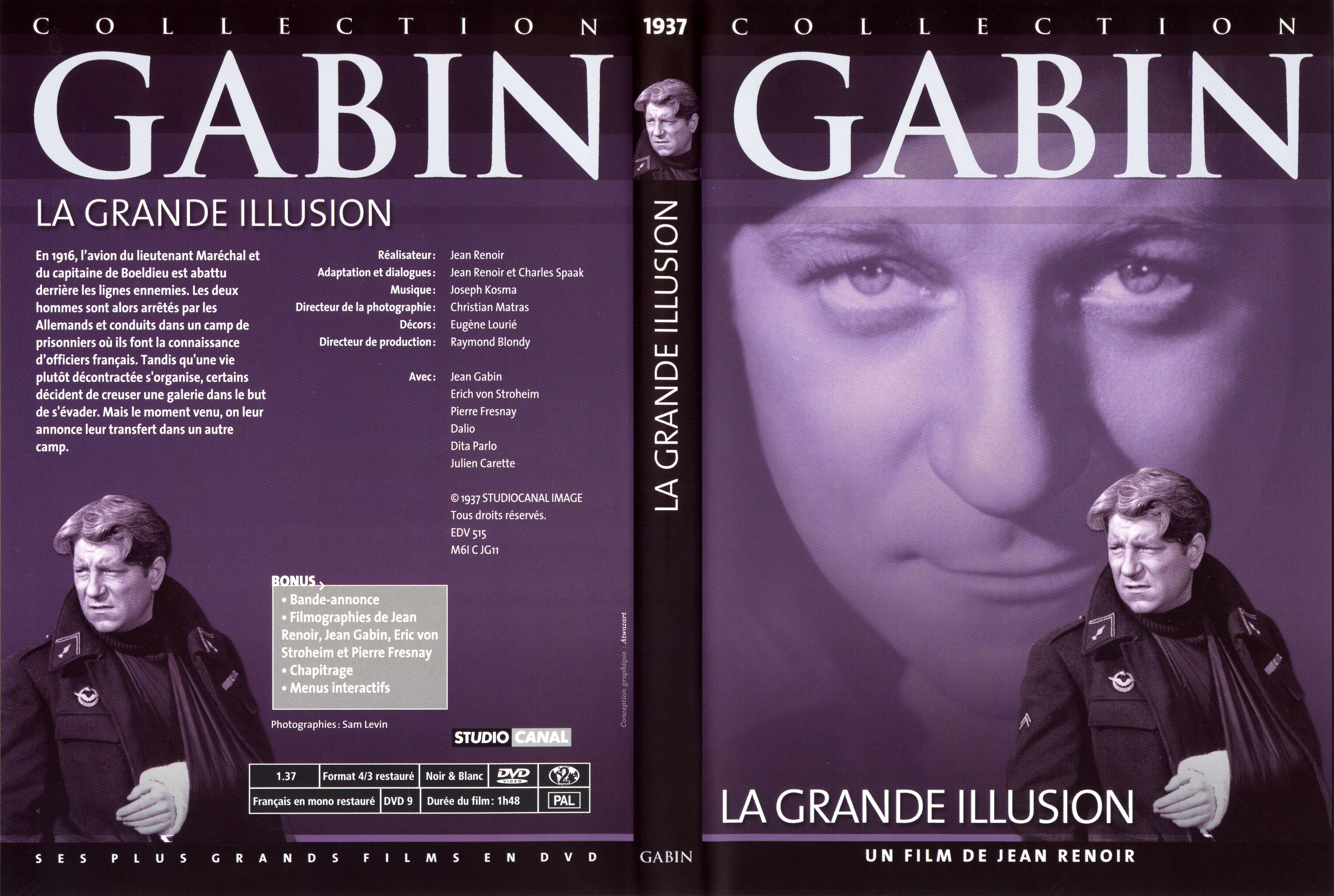 Jaquette DVD La grande illusion v2