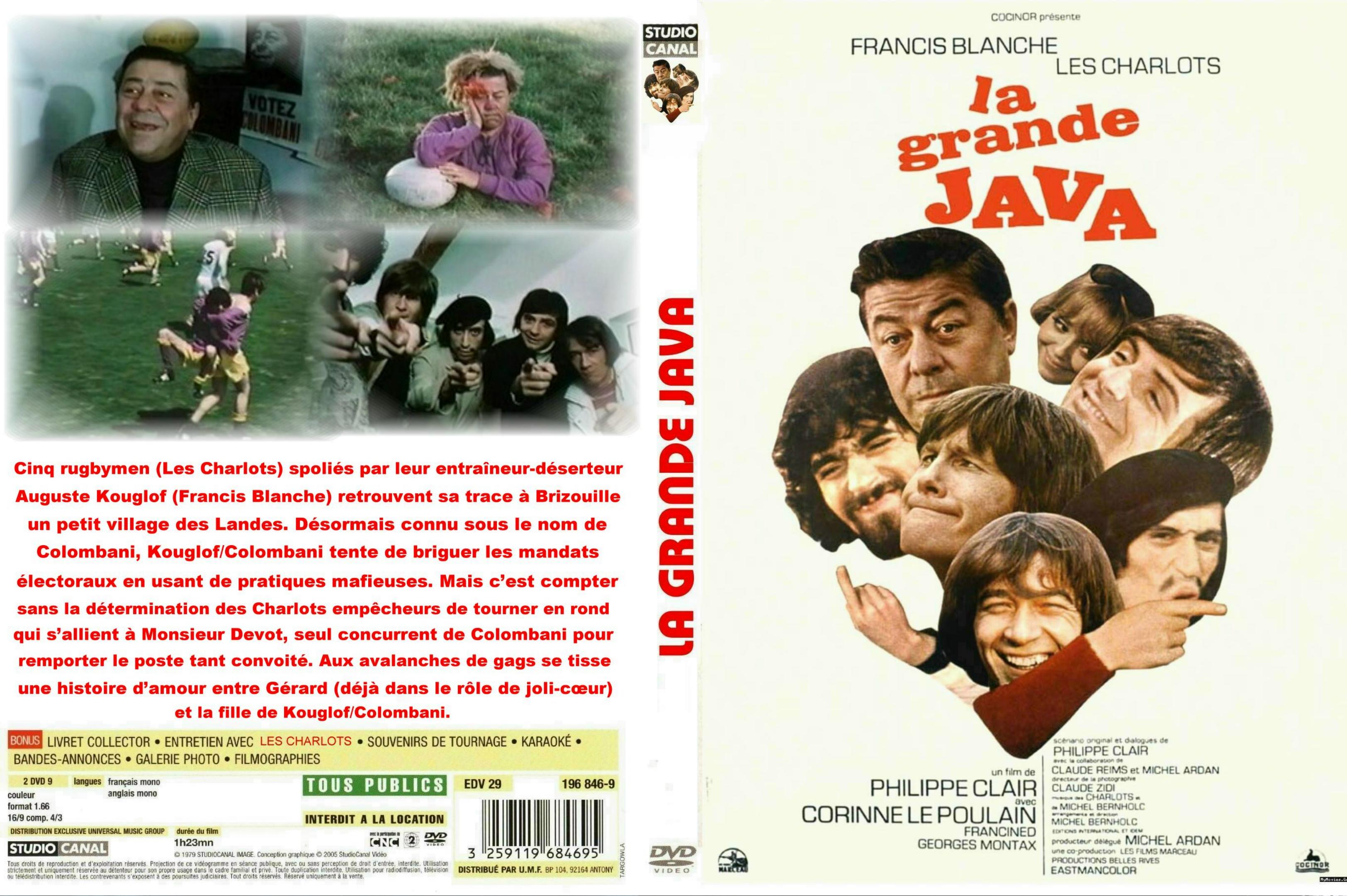 Jaquette DVD La grande java custom