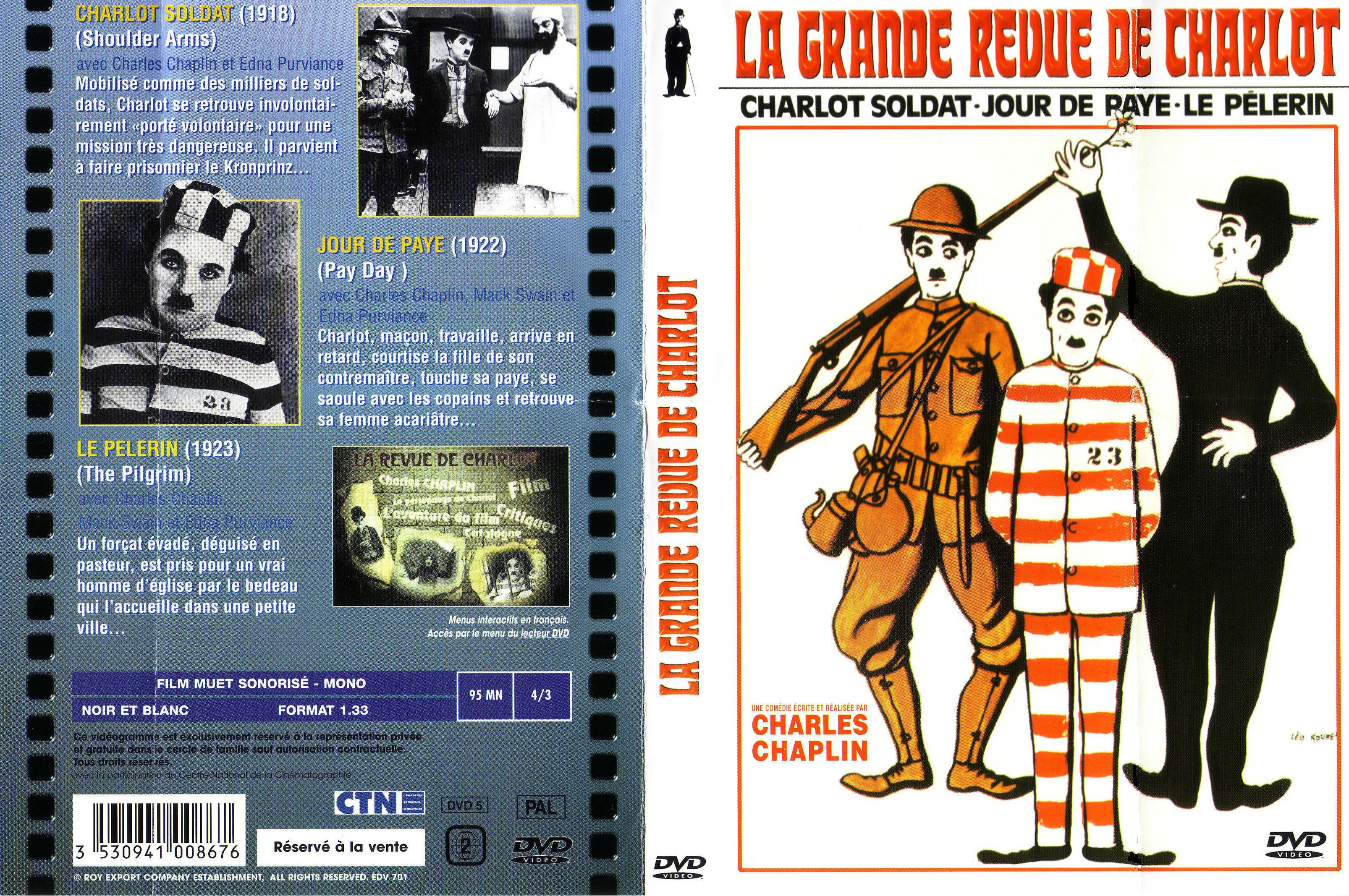 Jaquette DVD La grande revue de Charlot