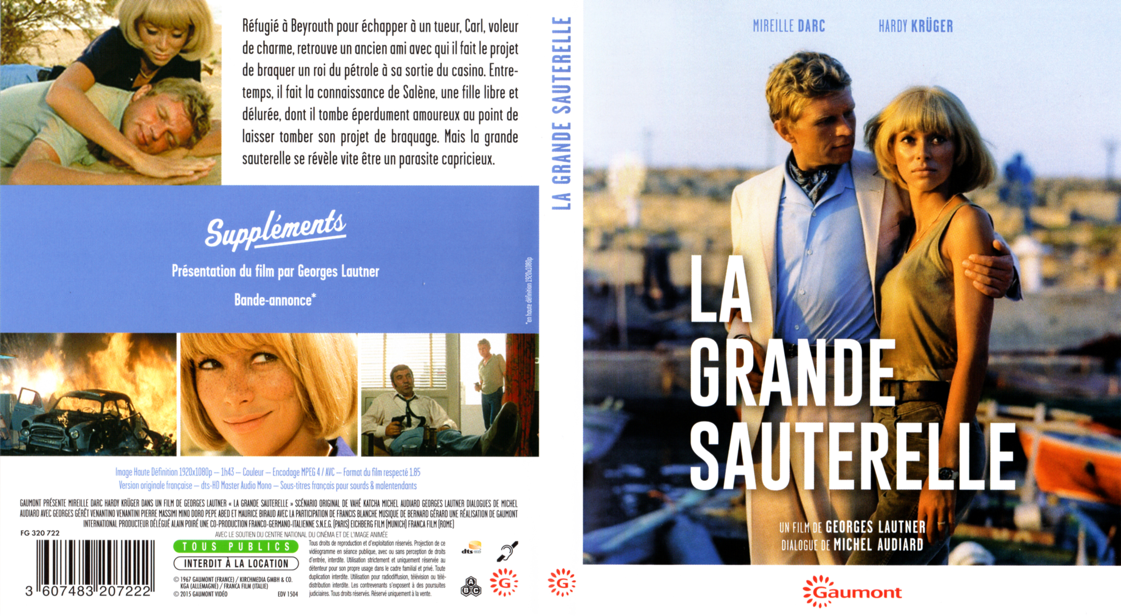Jaquette DVD La grande sauterelle (BLU-RAY)