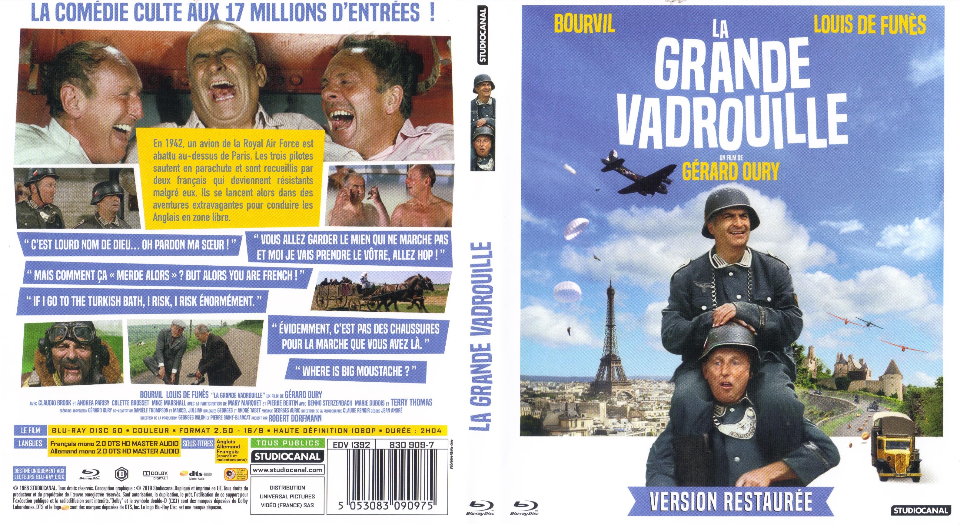 Jaquette DVD La grande vadrouille (BLU-RAY) v2