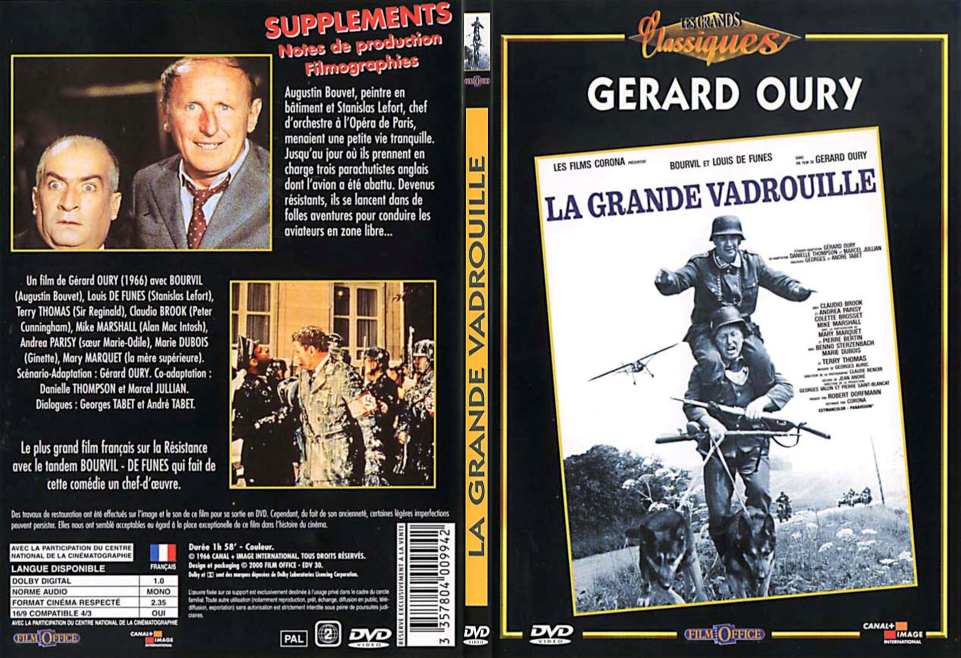 Jaquette DVD La grande vadrouille - SLIM v2