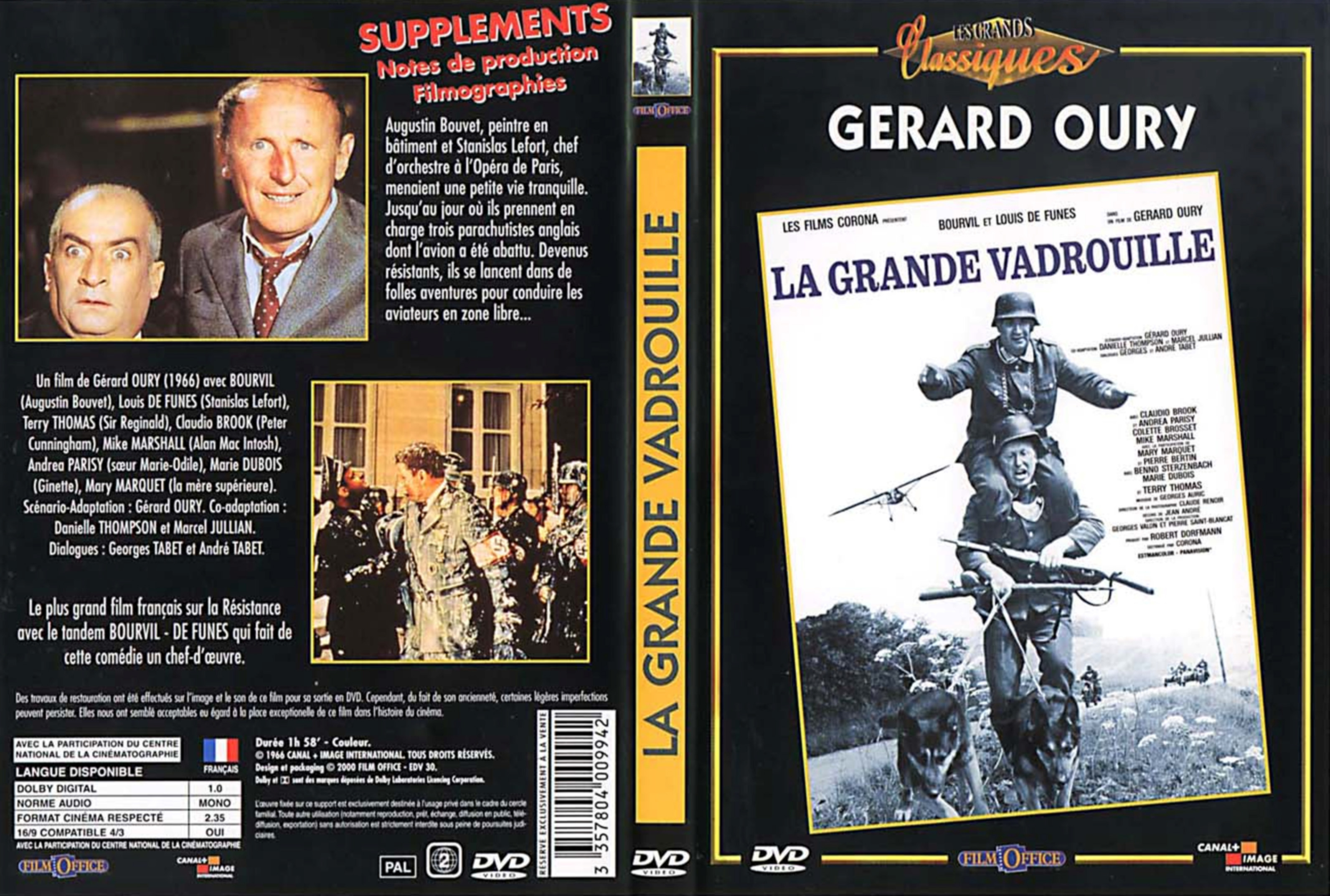 GRANDE VADROUILLE (D) (DVD), André Bourvil, DVD
