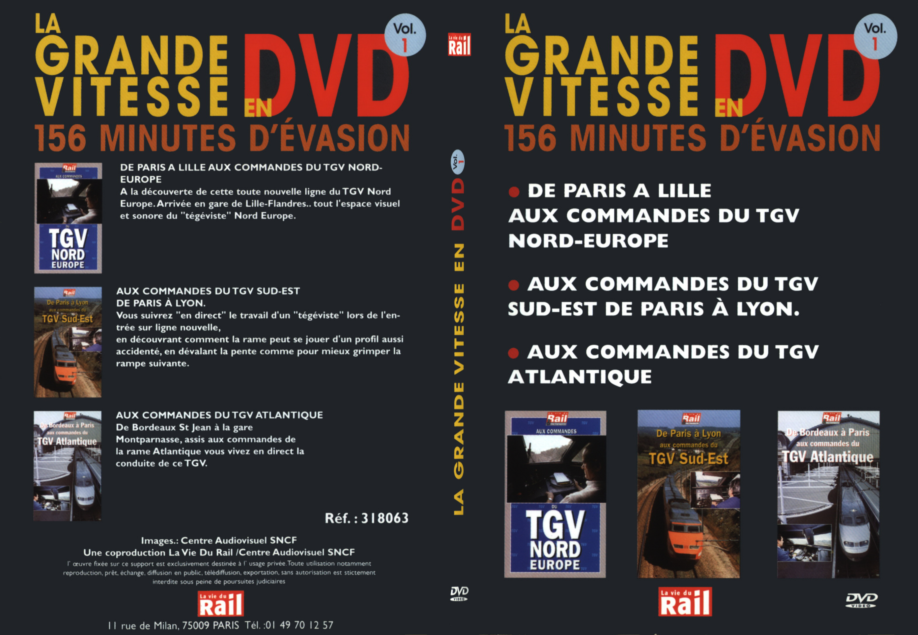 Jaquette DVD La grande vitesse en DVD - volume 1 - SLIM