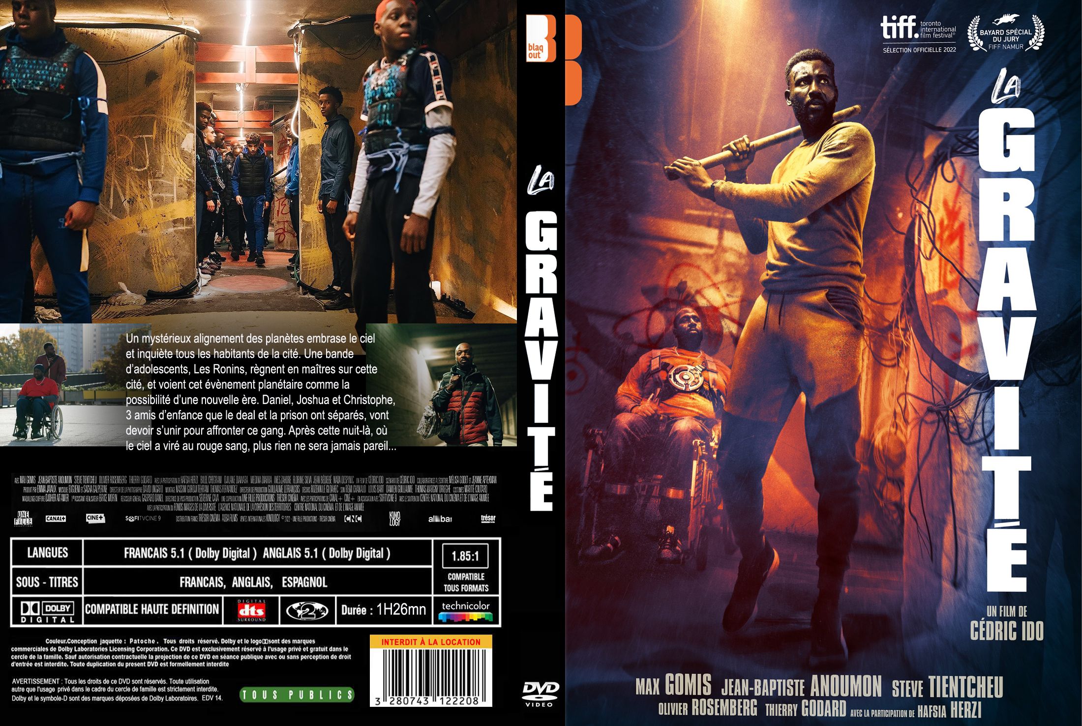 Jaquette DVD La gravit custom