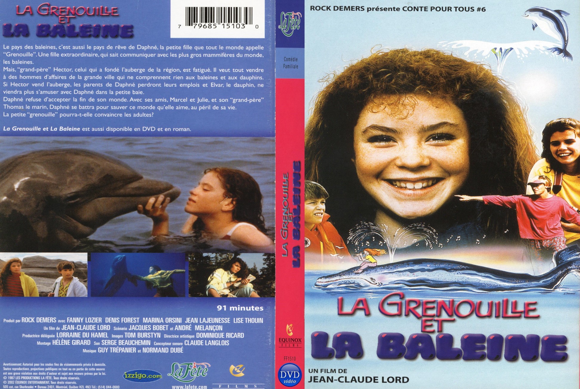 Jaquette DVD La grenouille et la baleine