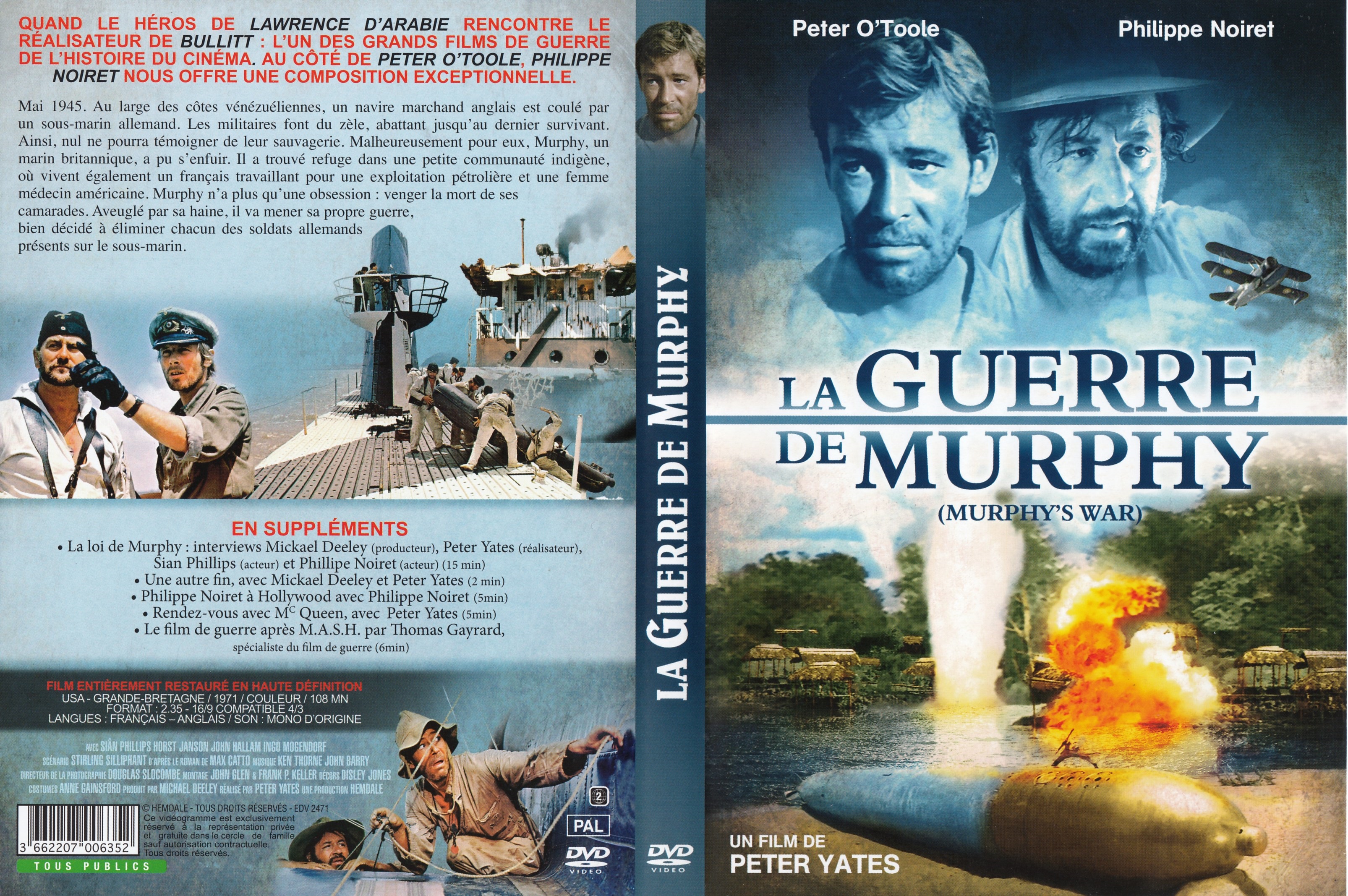 Jaquette DVD La guerre de Murphy v2