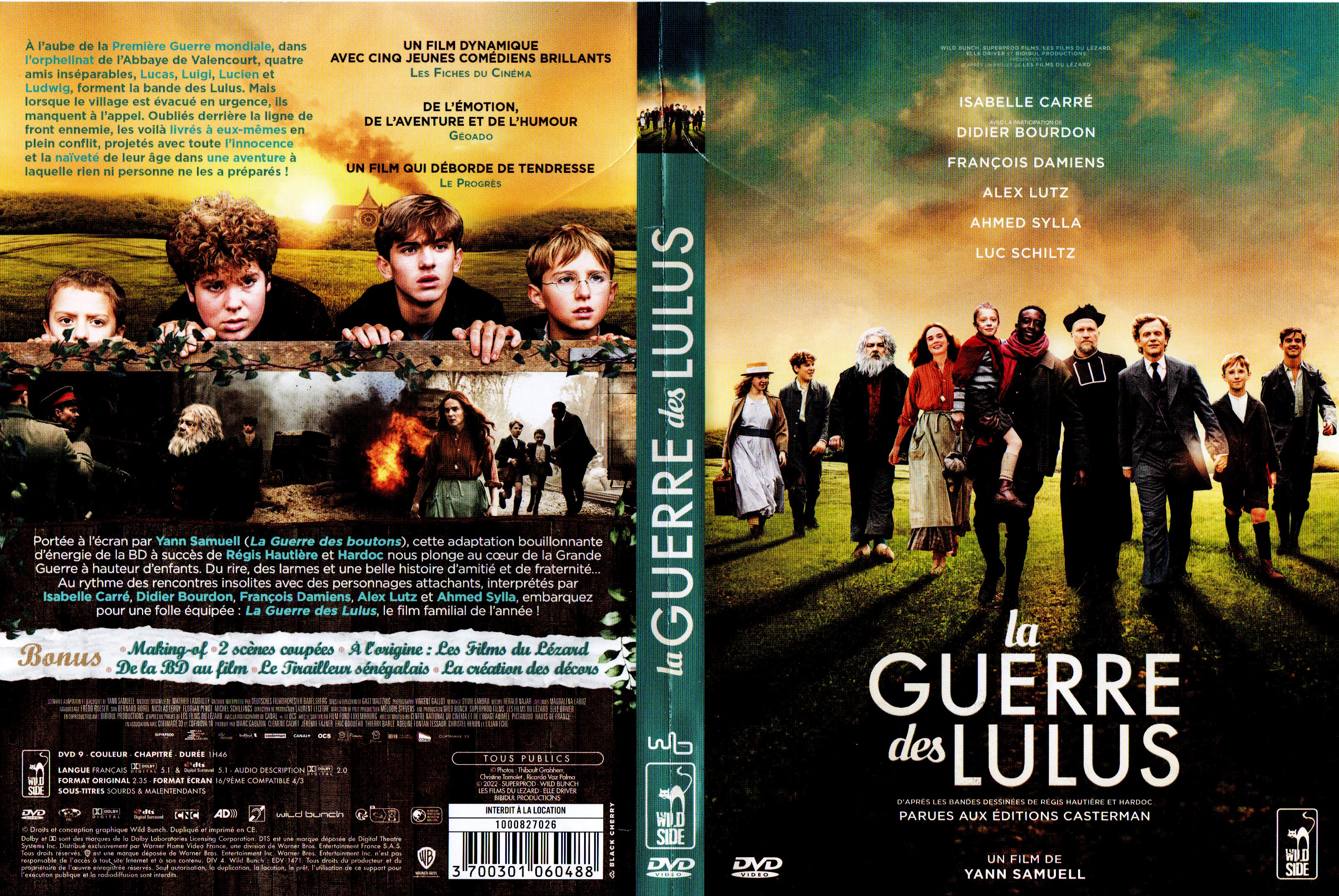 Jaquette DVD La guerre des LULUS