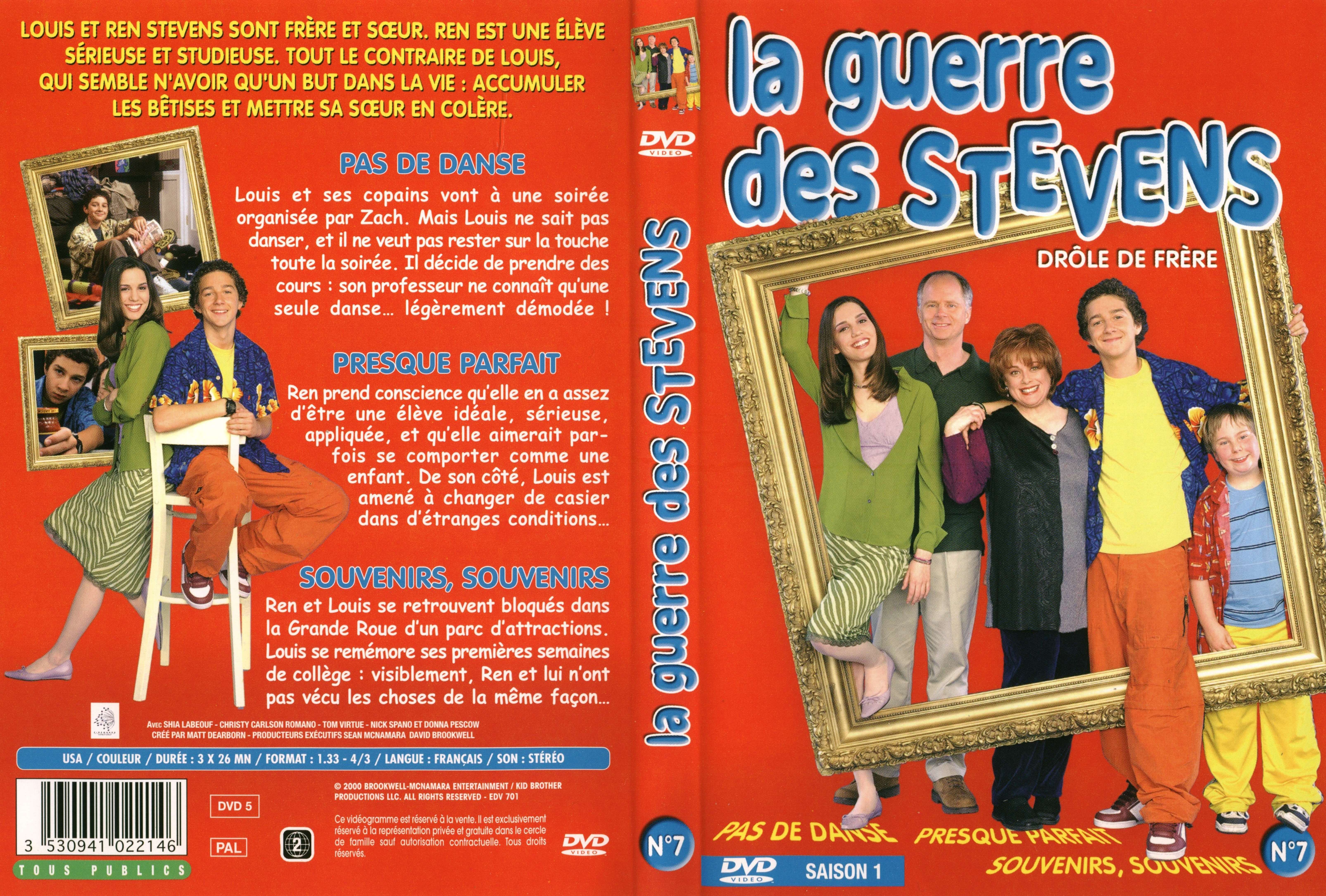 Jaquette DVD La guerre des Stevens Saison 1 DVD 7