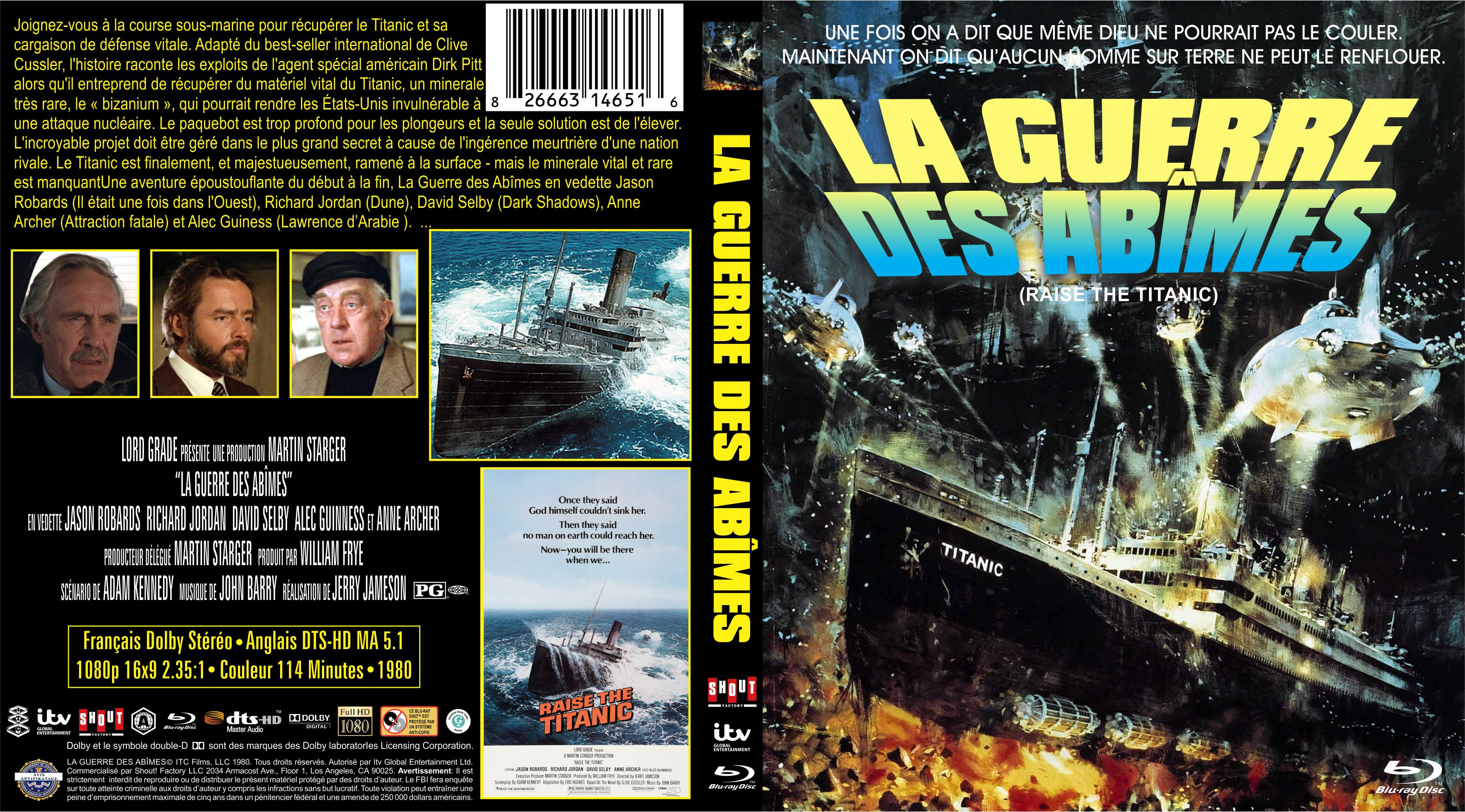 Jaquette DVD La guerre des abimes custom (BLU-RAY)