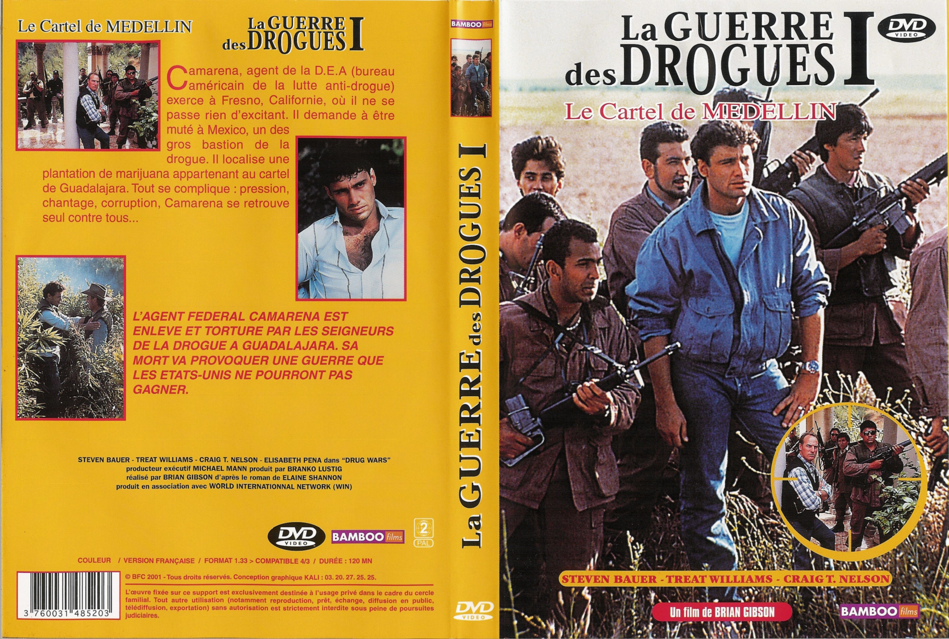 Jaquette DVD La guerre des drogues 1