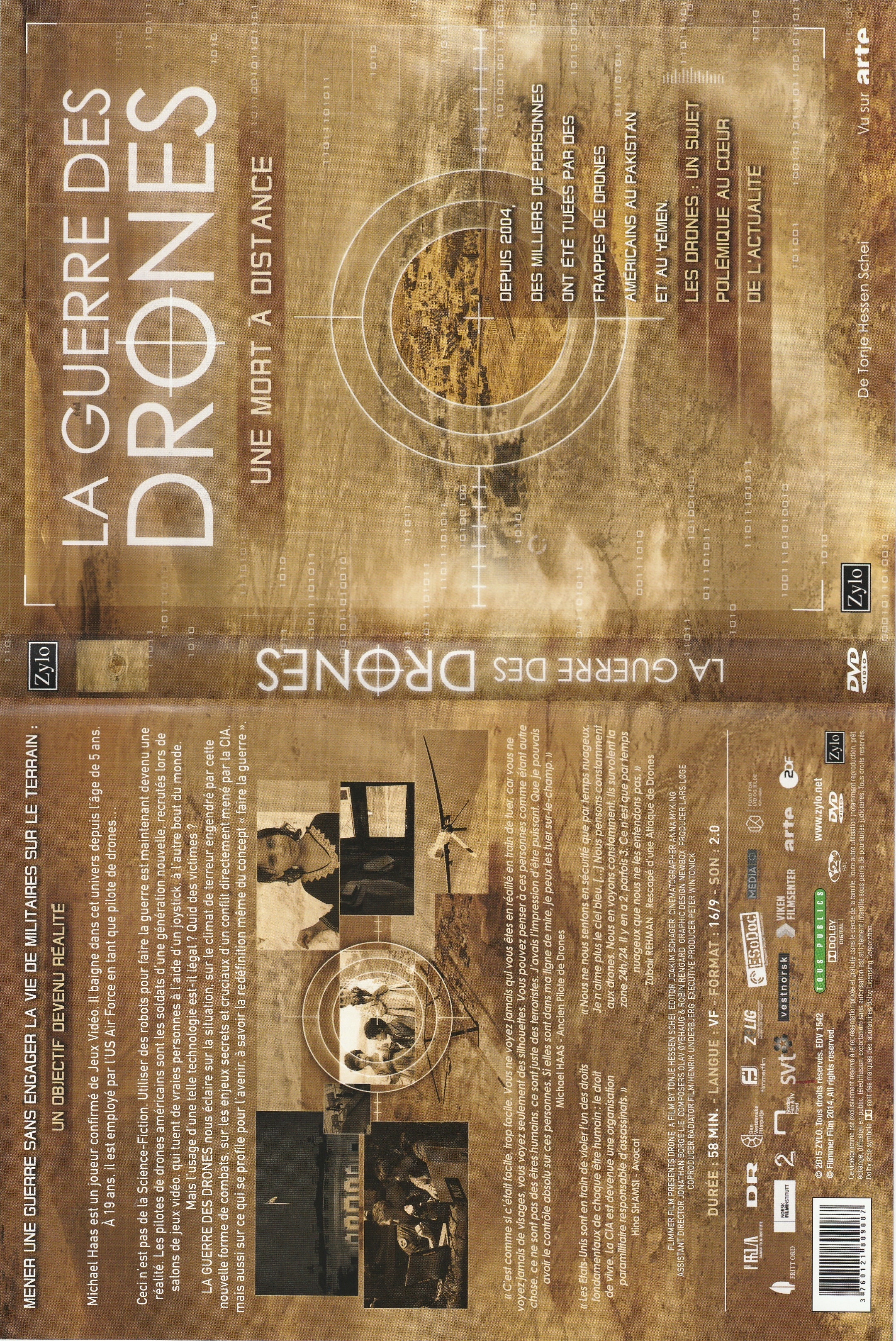 Jaquette DVD La guerre des drones