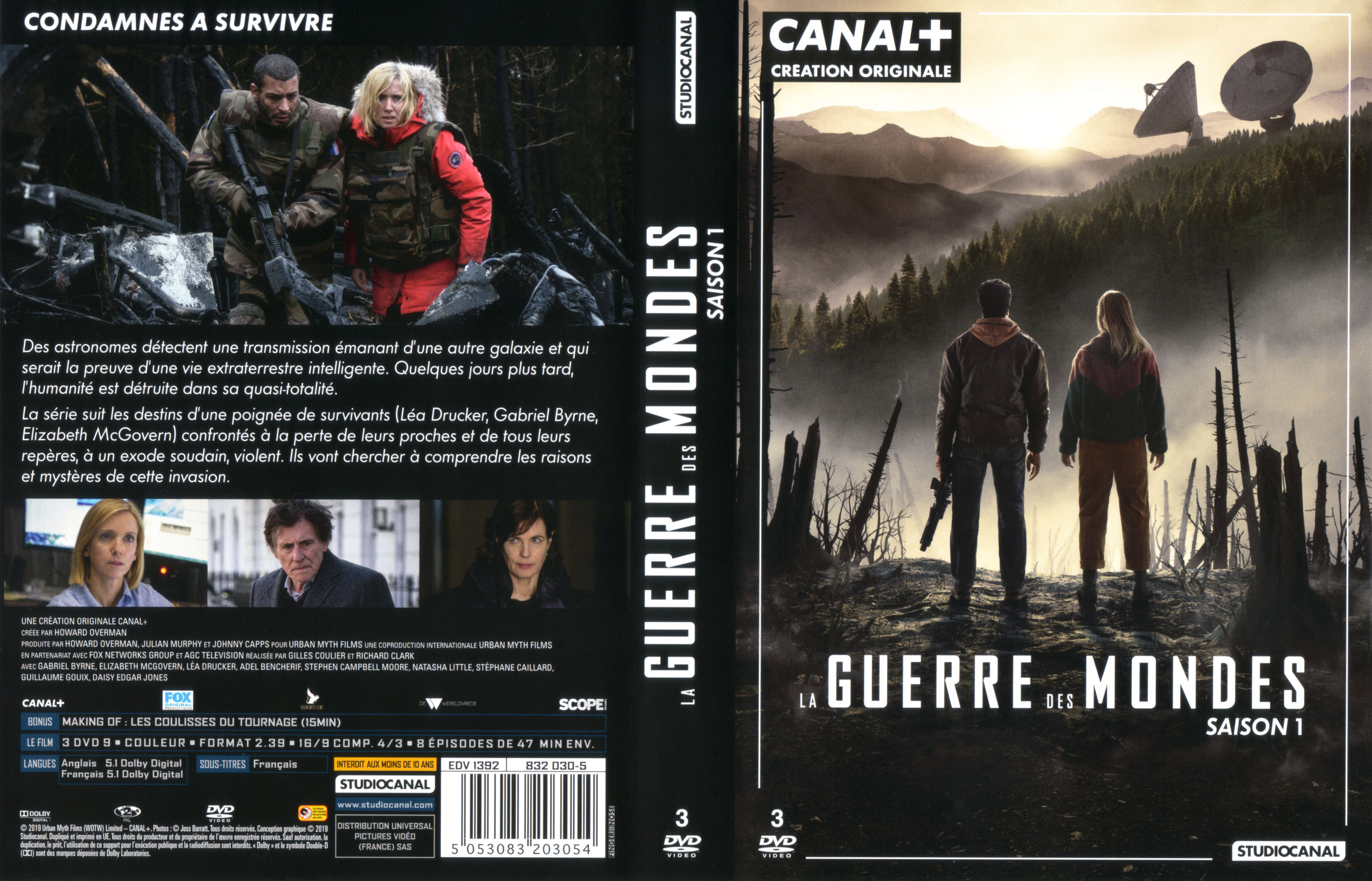 Jaquette DVD La guerre des mondes Saison 1