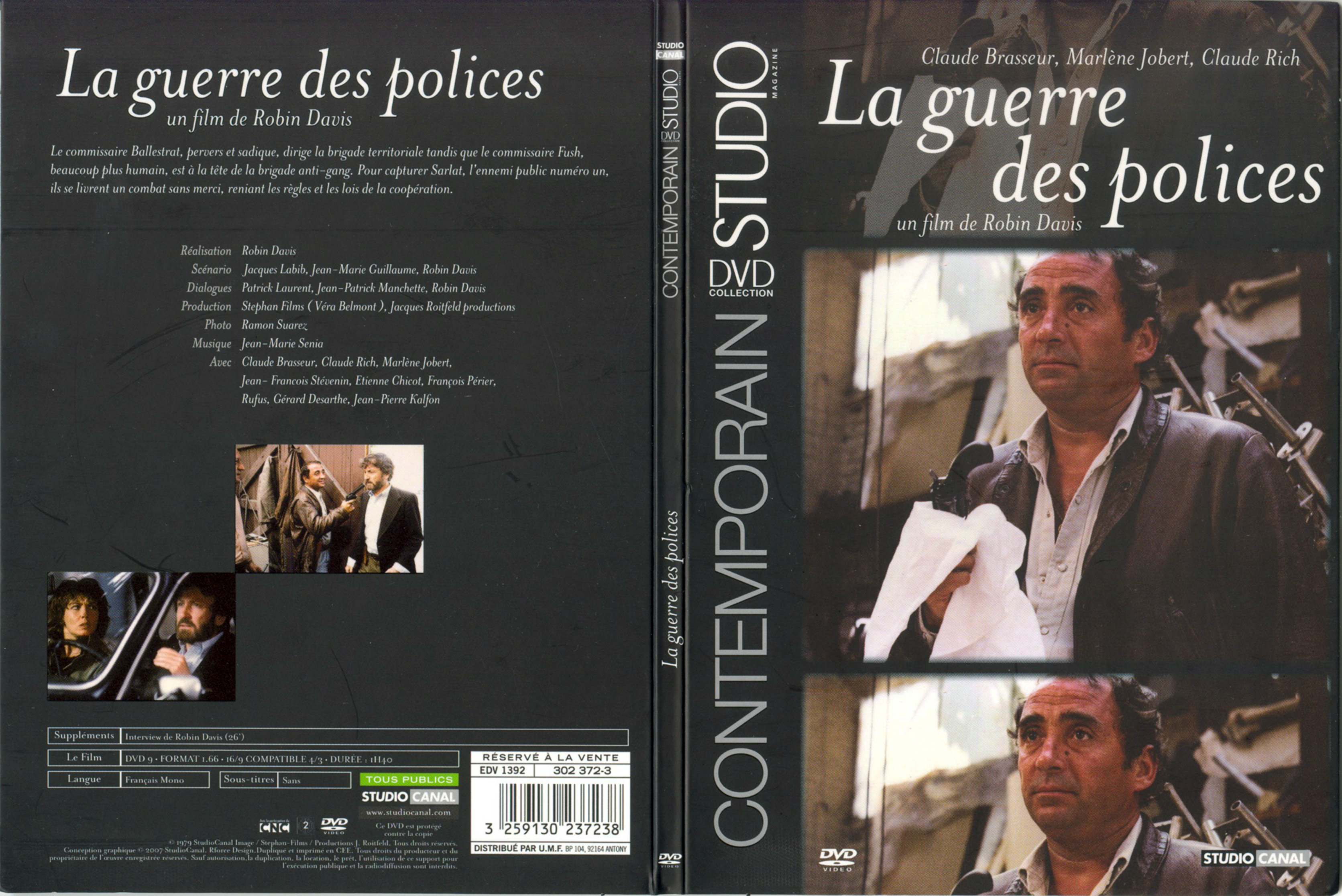 Jaquette DVD La guerre des polices