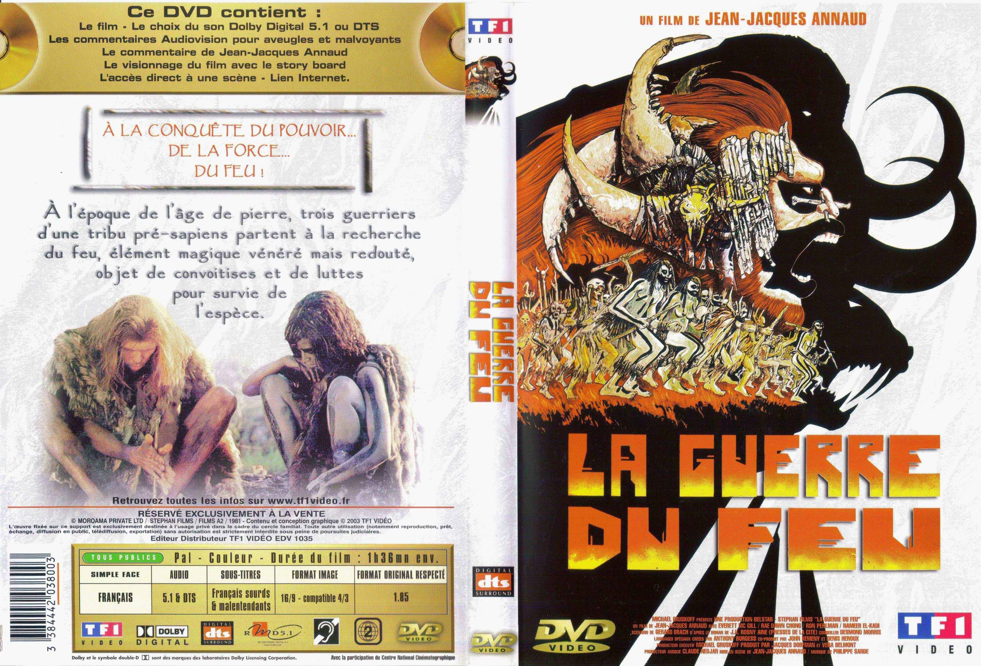 Jaquette DVD La guerre du feu