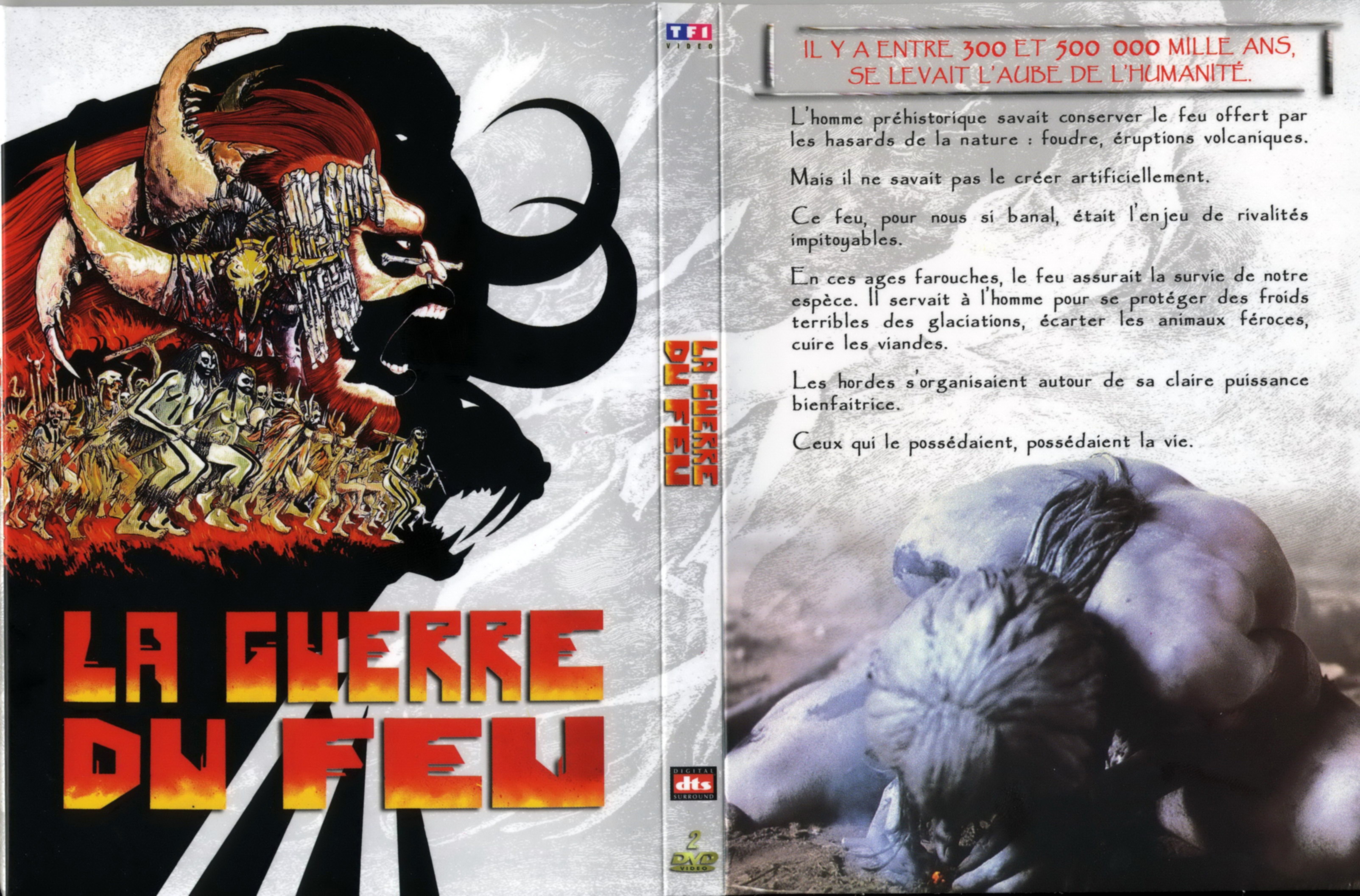 Jaquette DVD La guerre du feu v3