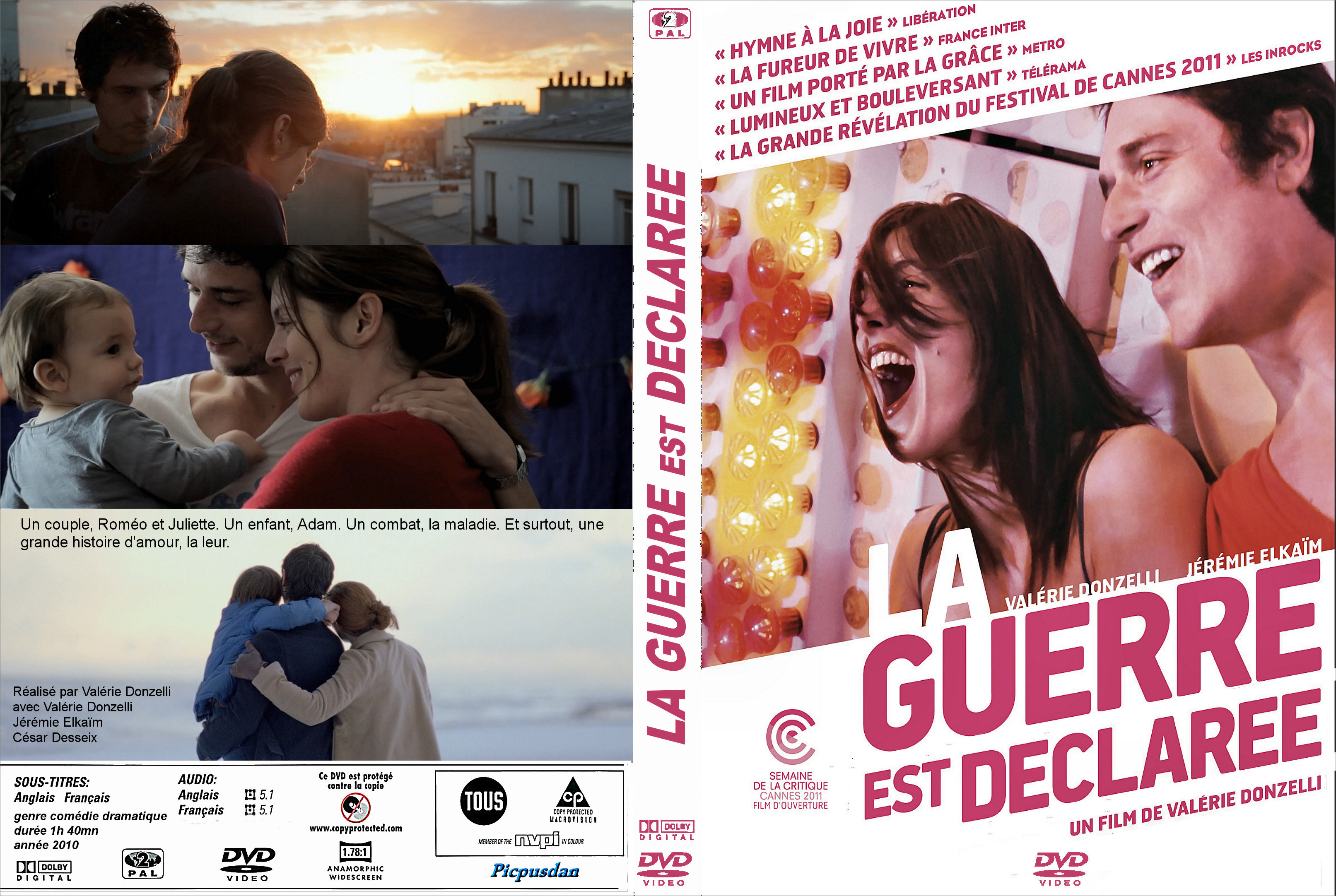 Jaquette DVD La guerre est dclare custom