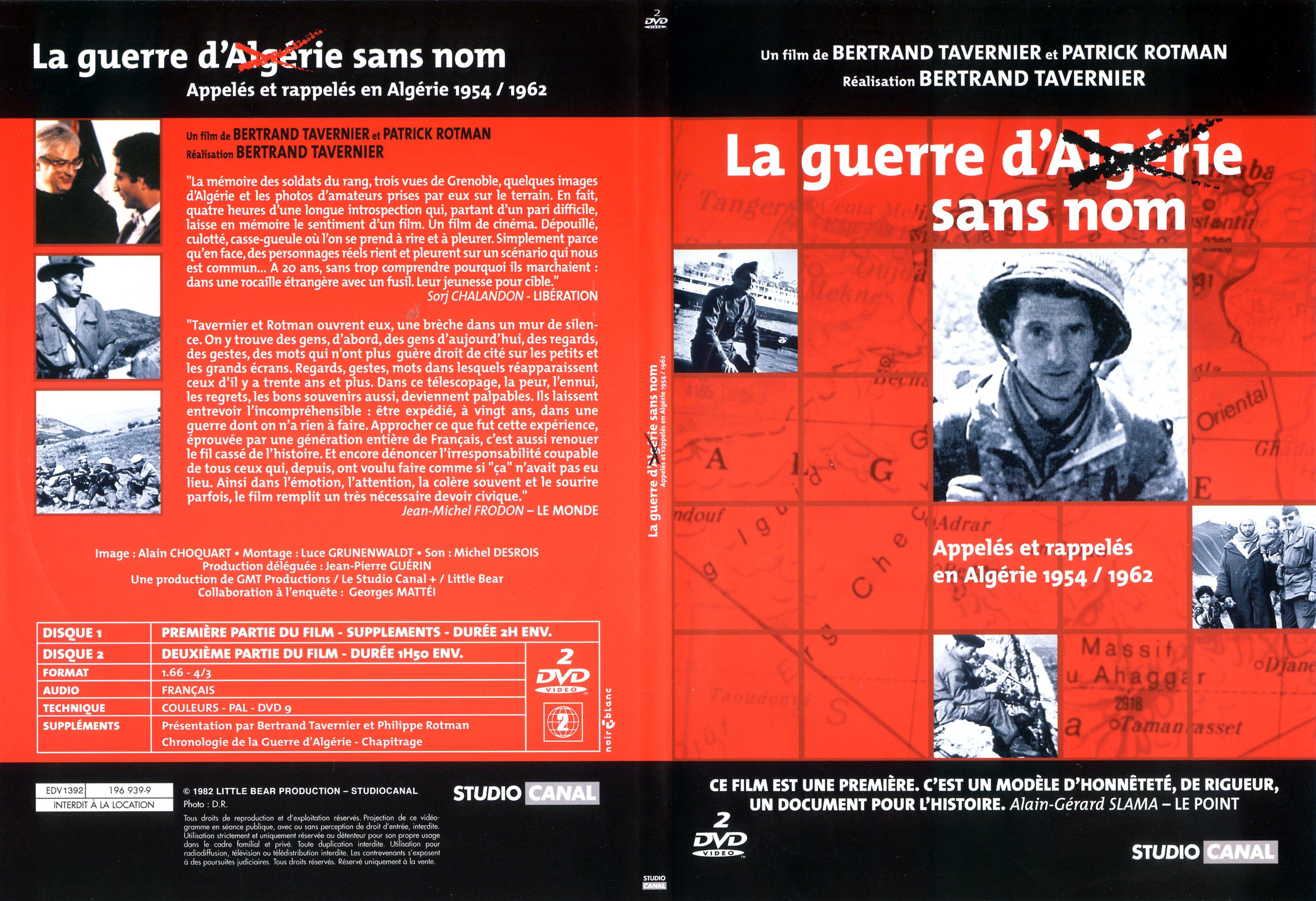 Jaquette DVD La guerre sans nom - SLIM