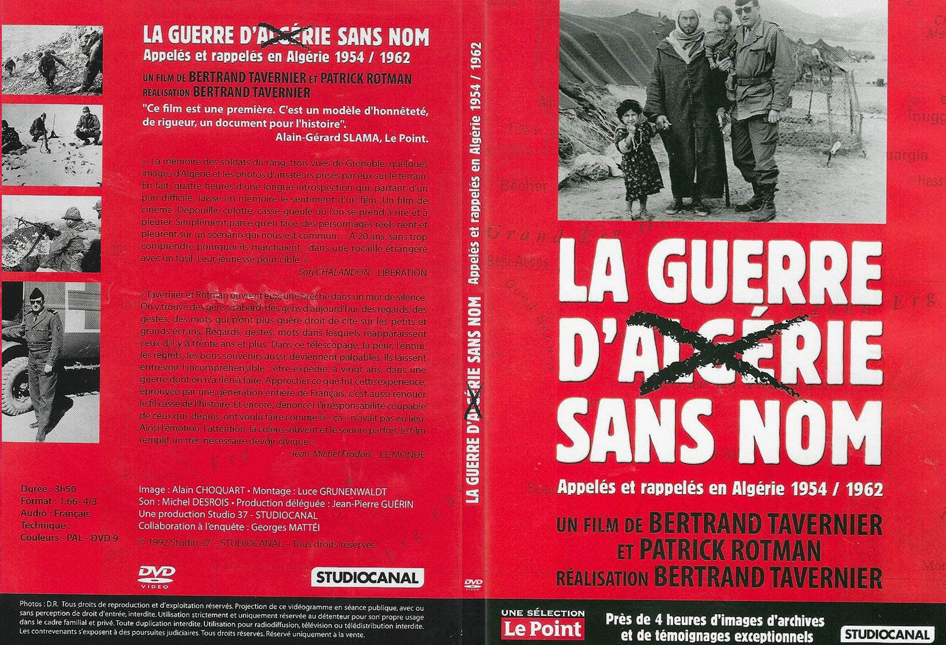 Jaquette DVD La guerre sans nom - SLIM v2