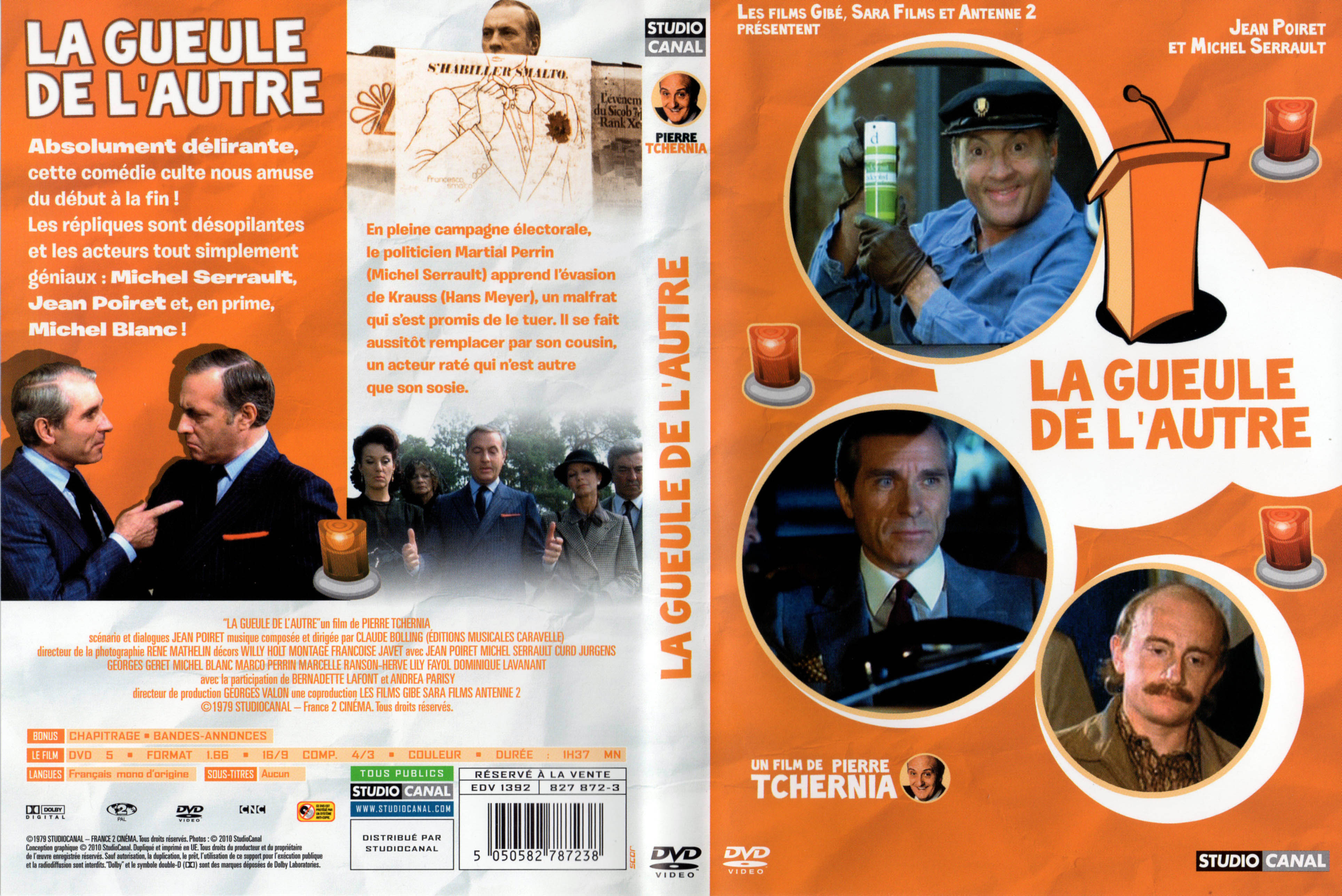 Jaquette DVD La gueule de l