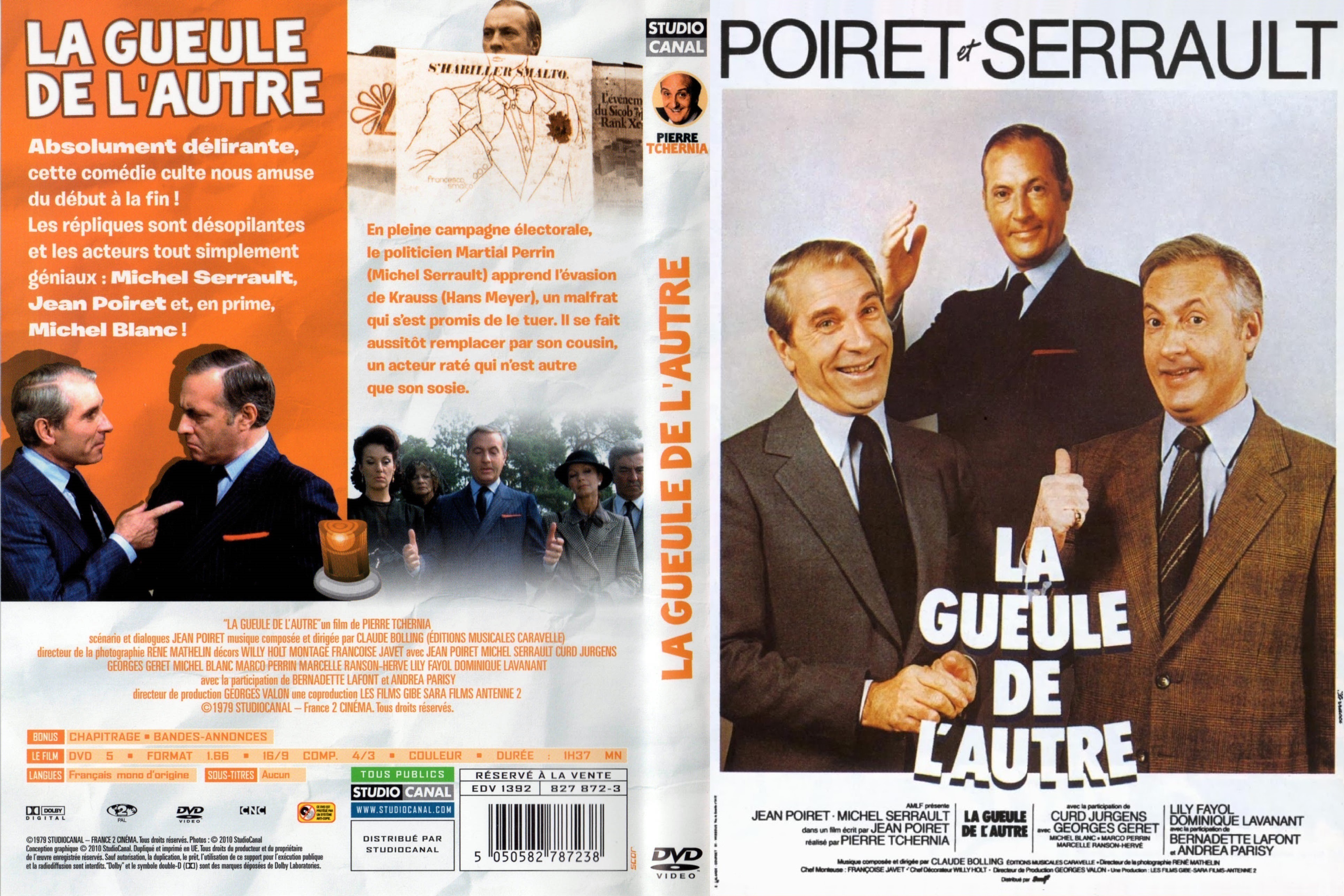 Jaquette DVD La gueule de l