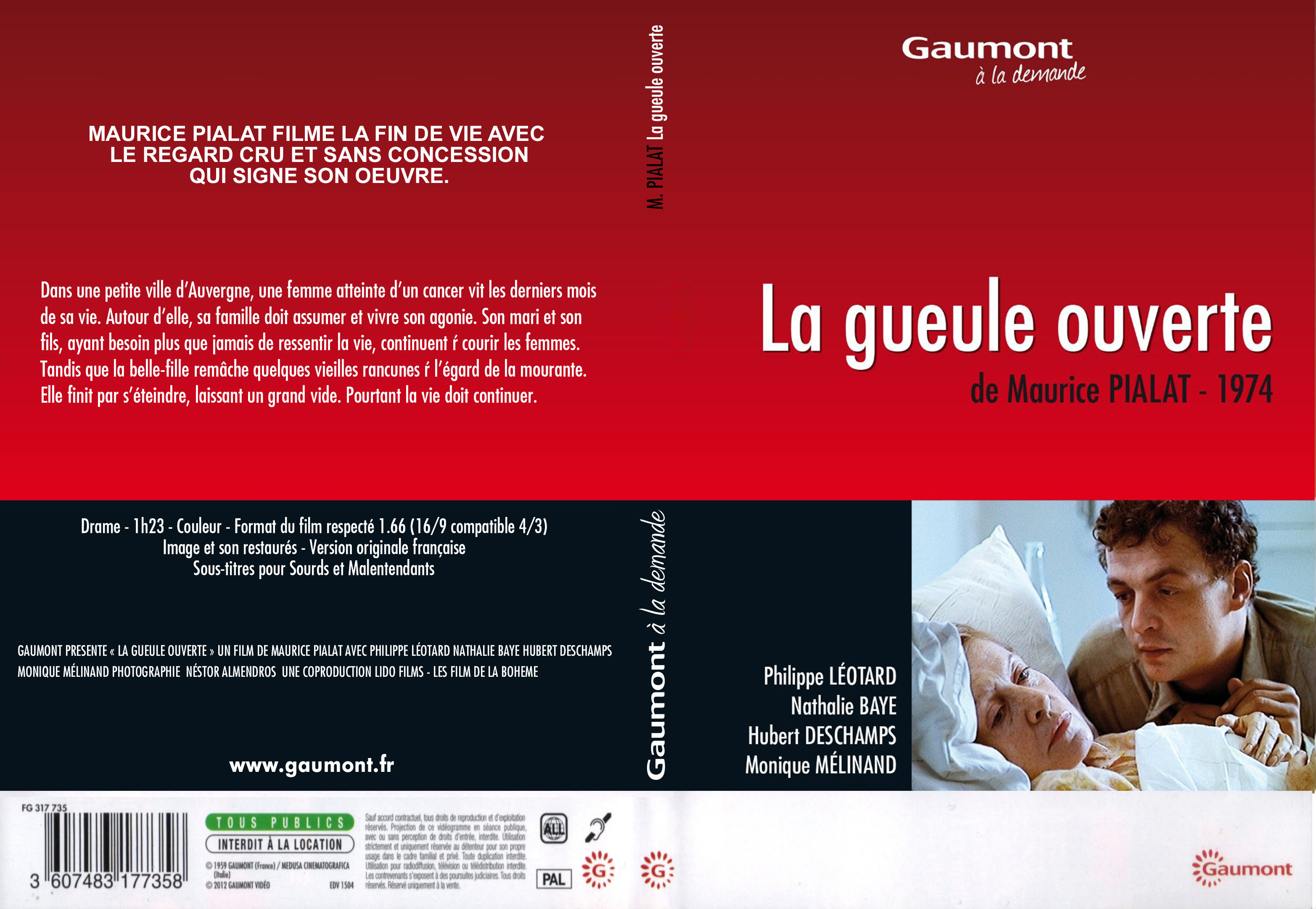 Jaquette DVD La gueule ouverte custom