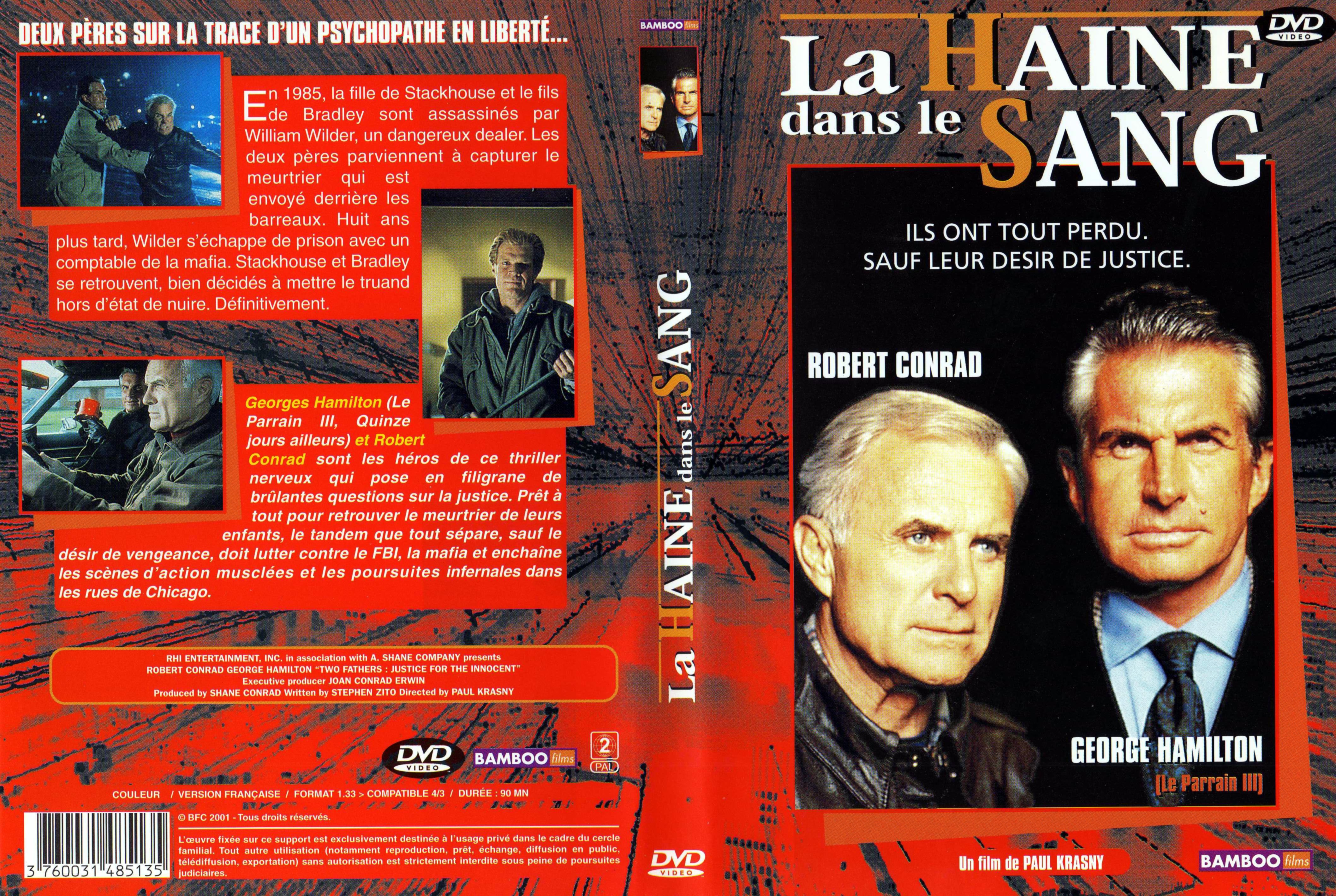 Jaquette DVD La haine dans le sang