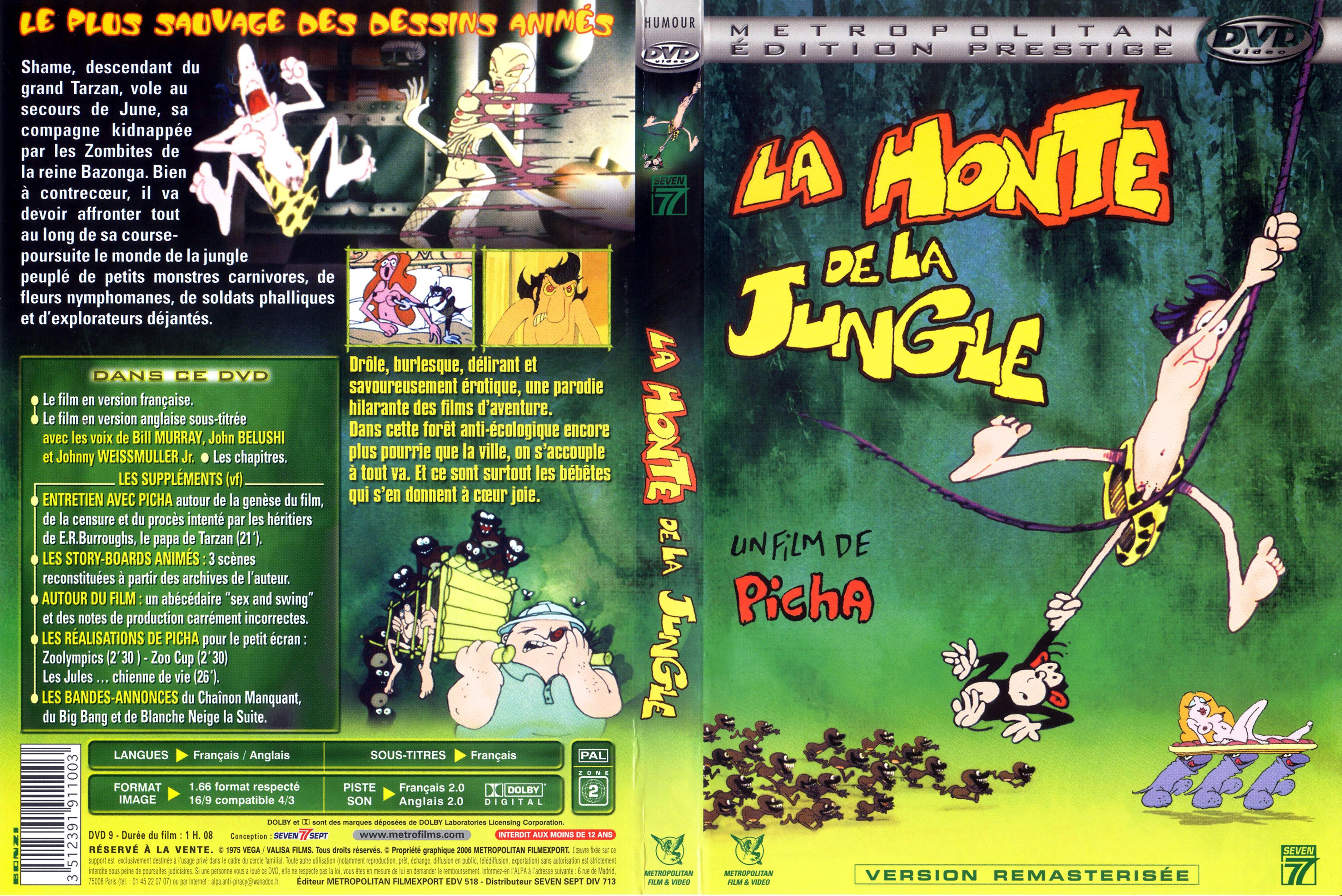 Jaquette DVD La honte de la jungle v2