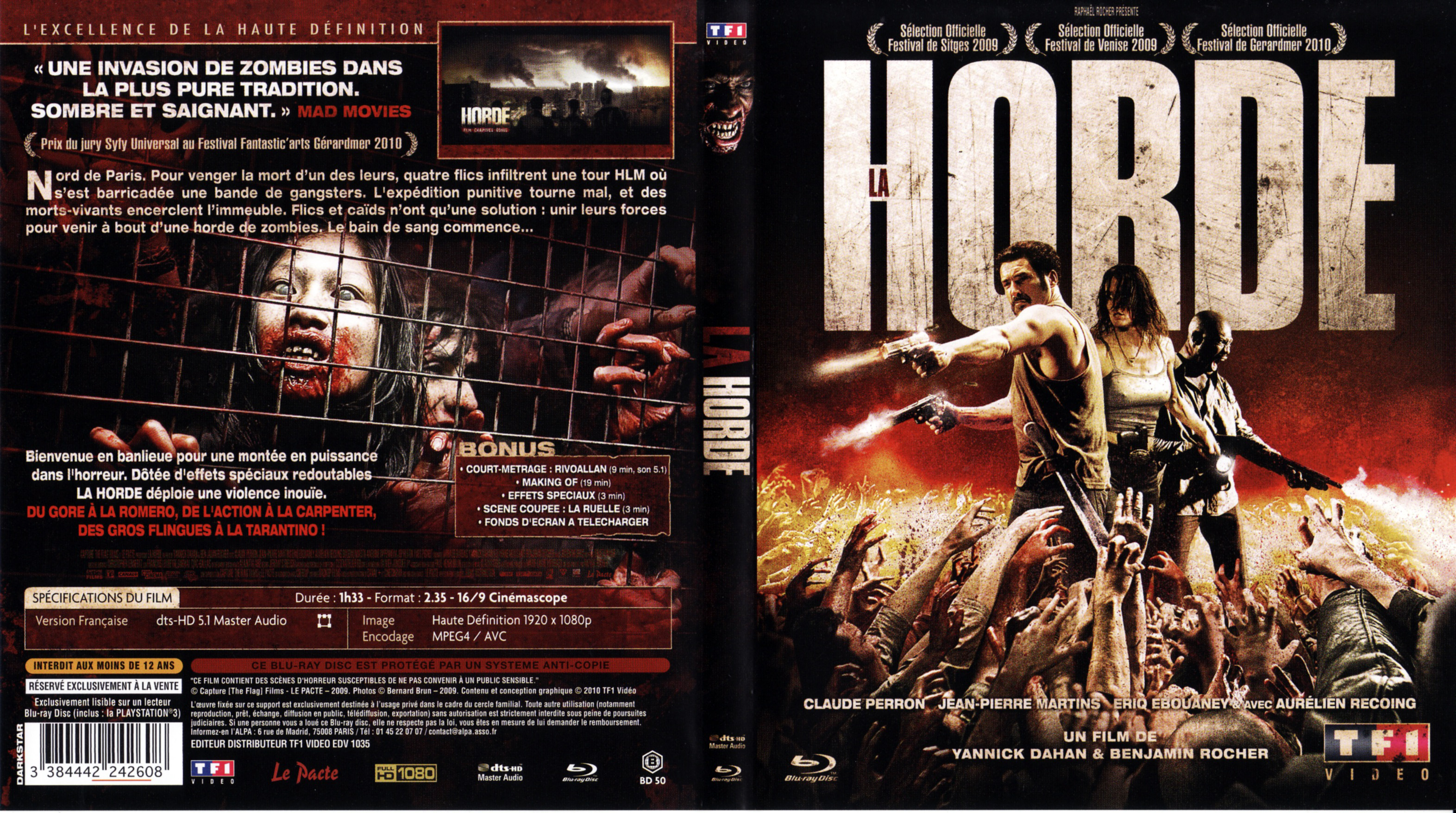 Jaquette DVD La horde (BLU-RAY)