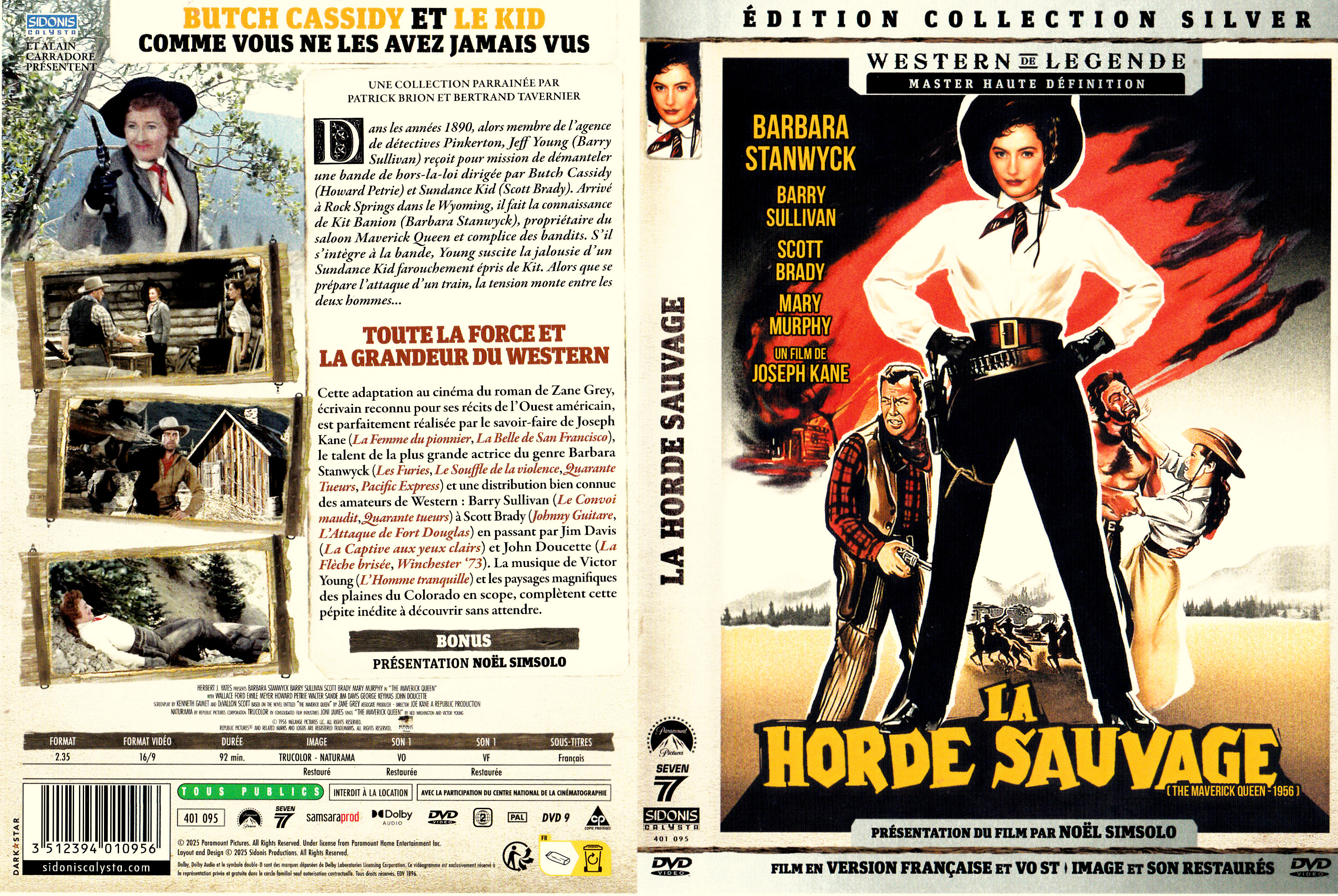 Jaquette DVD La horde sauvage (1956)
