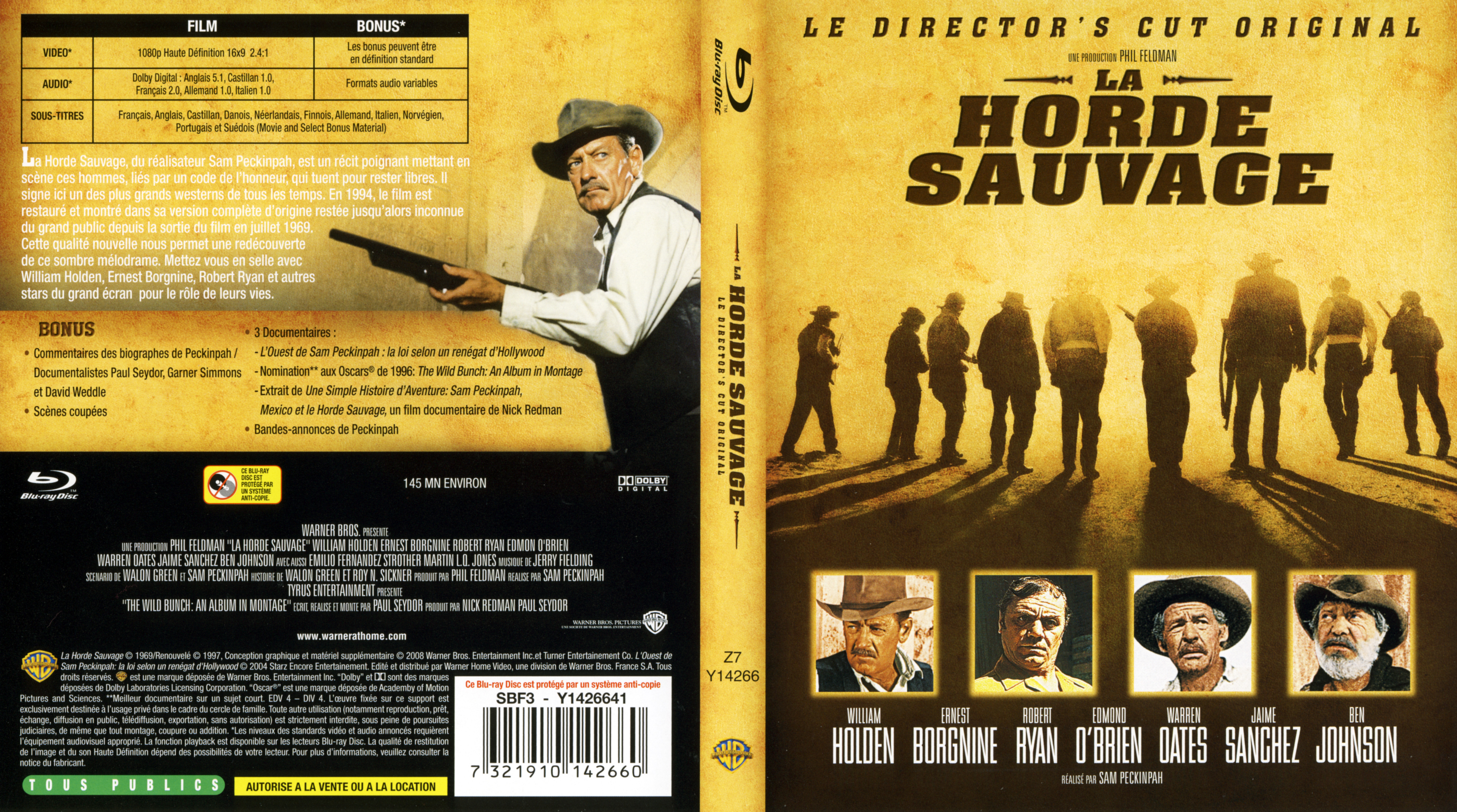 Jaquette DVD La horde sauvage (BLU-RAY)