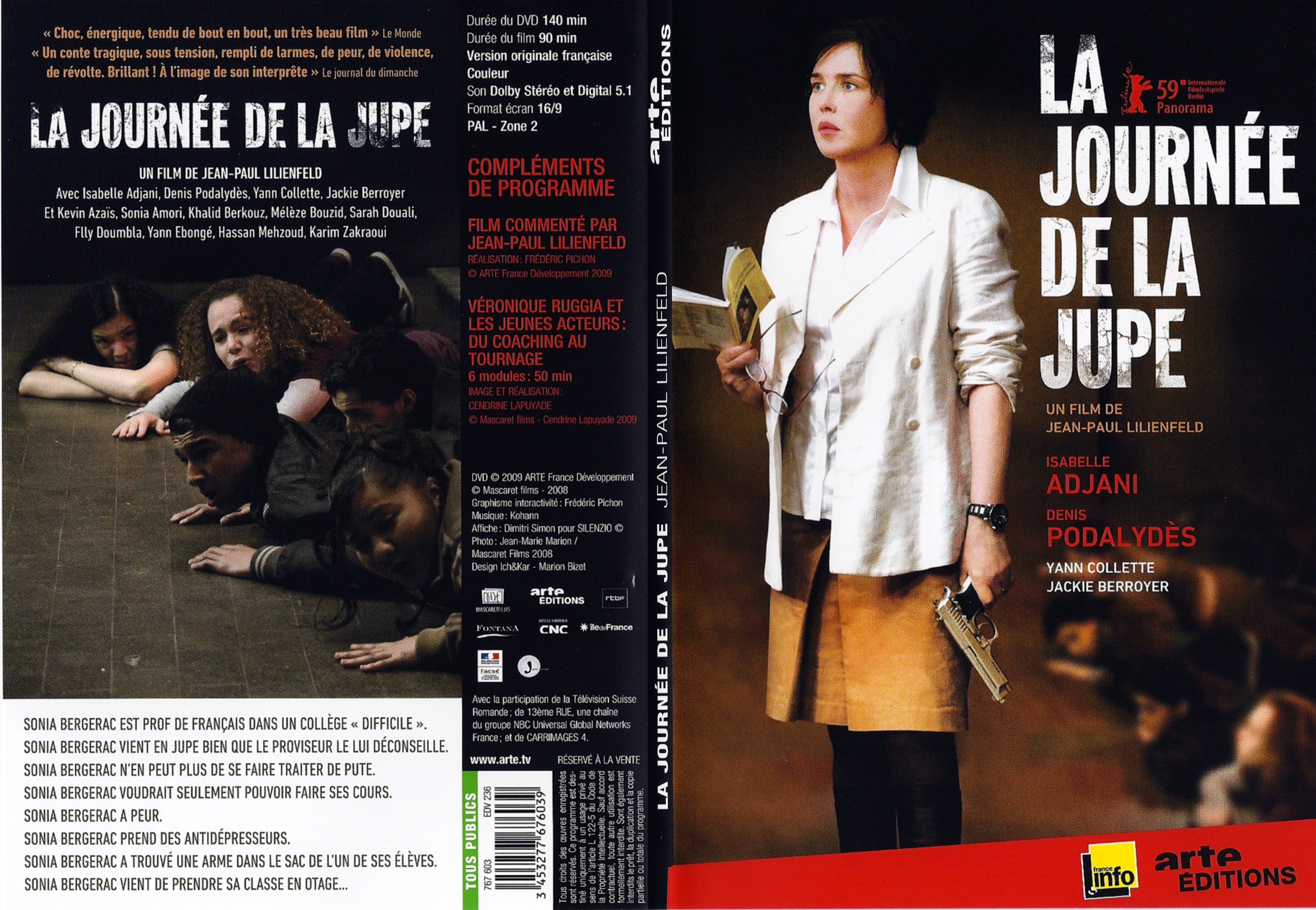 Jaquette DVD de La journée de la jupe - SLIM - Cinéma Passion - La Journée De La Jupe Histoire Vraie