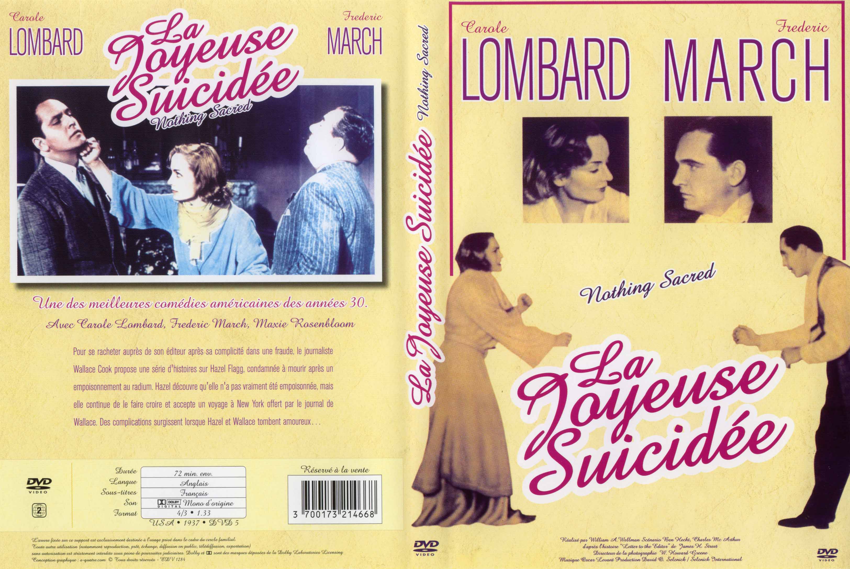 Jaquette DVD La joyeuse suicide