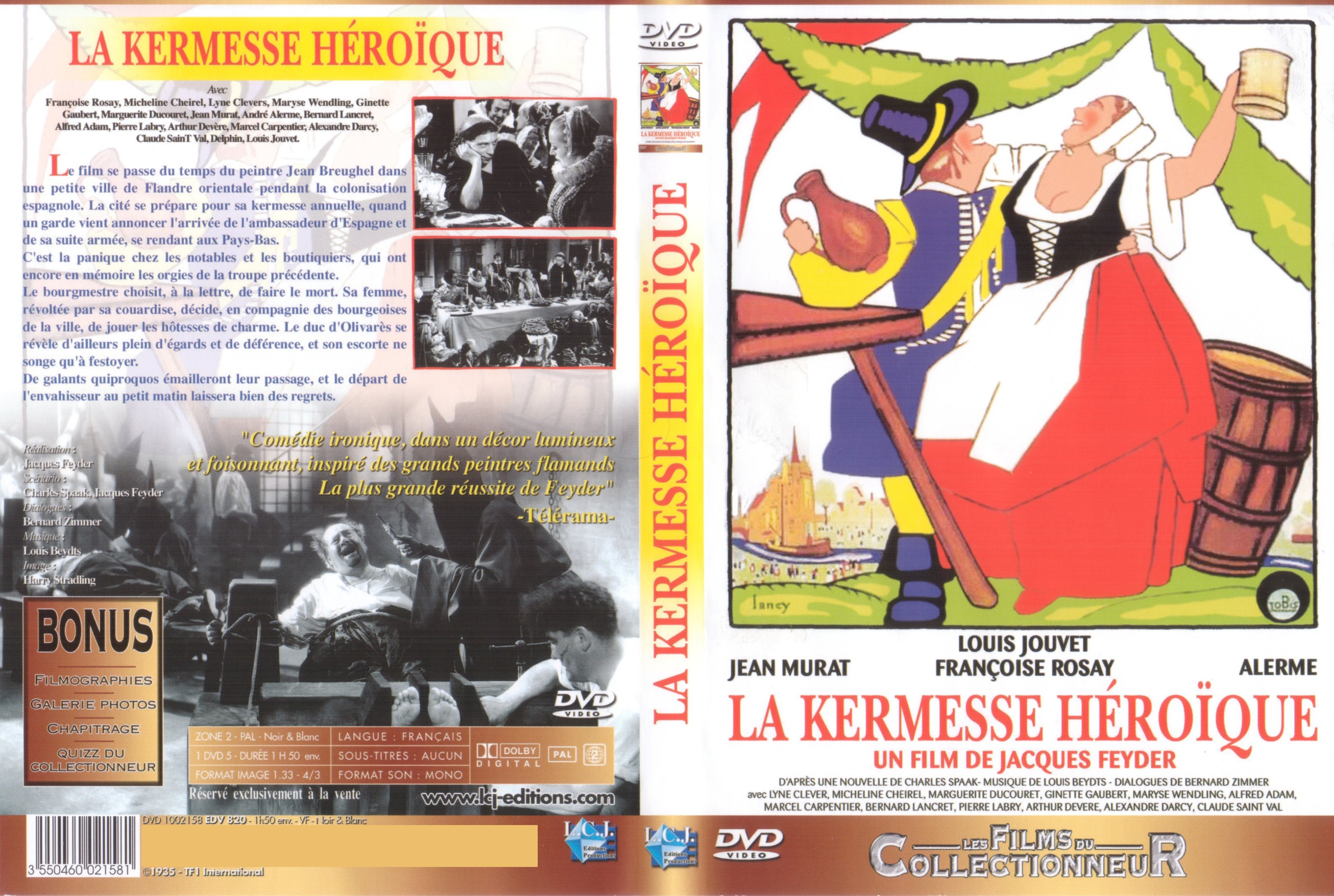 Jaquette DVD La kermesse heroique