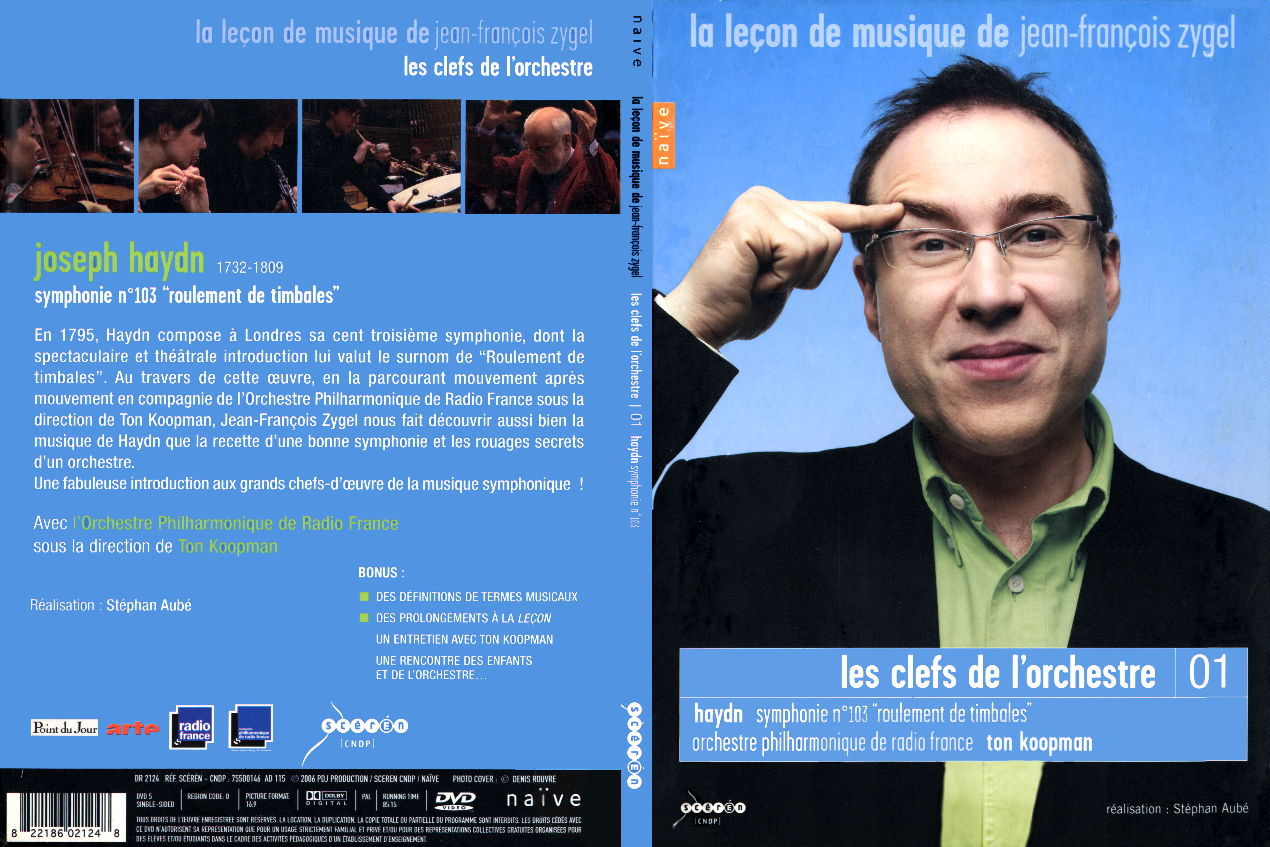 Jaquette DVD La lecon de musique de Jean-Francois Zygel - Haydn