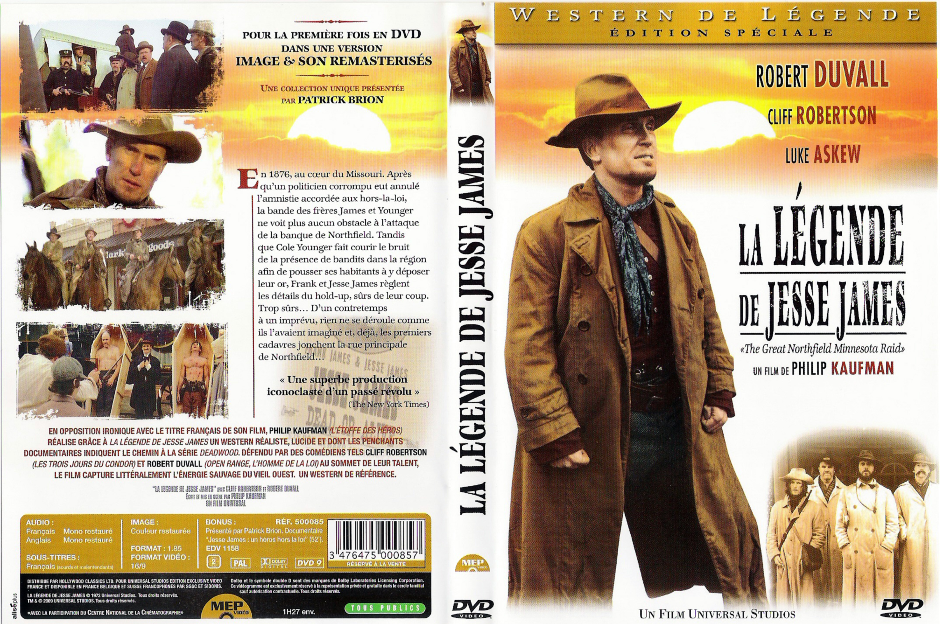 Jaquette DVD La lgende de Jesse James