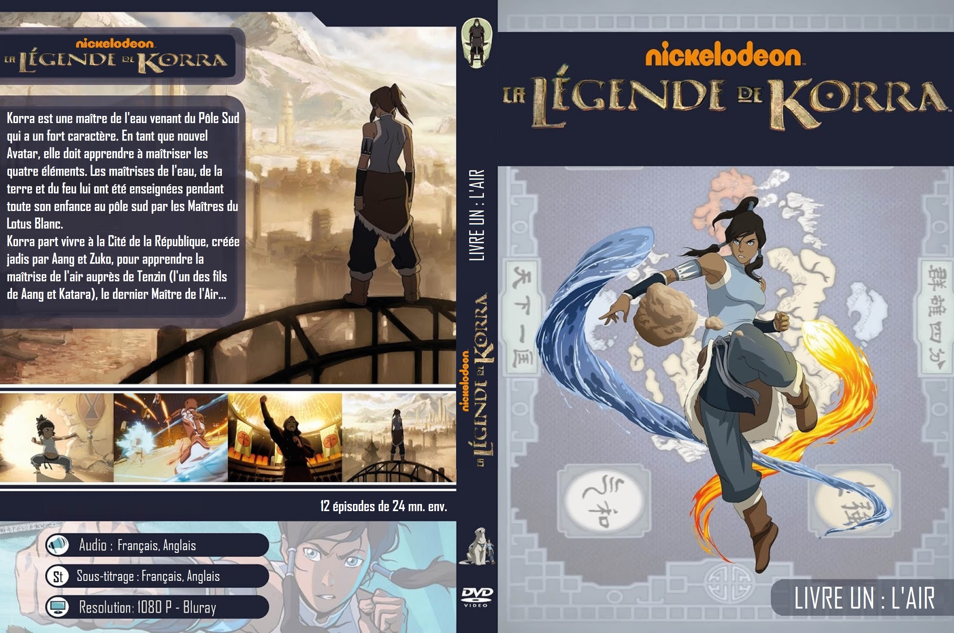 Jaquette DVD La legende de Korra - livre un l