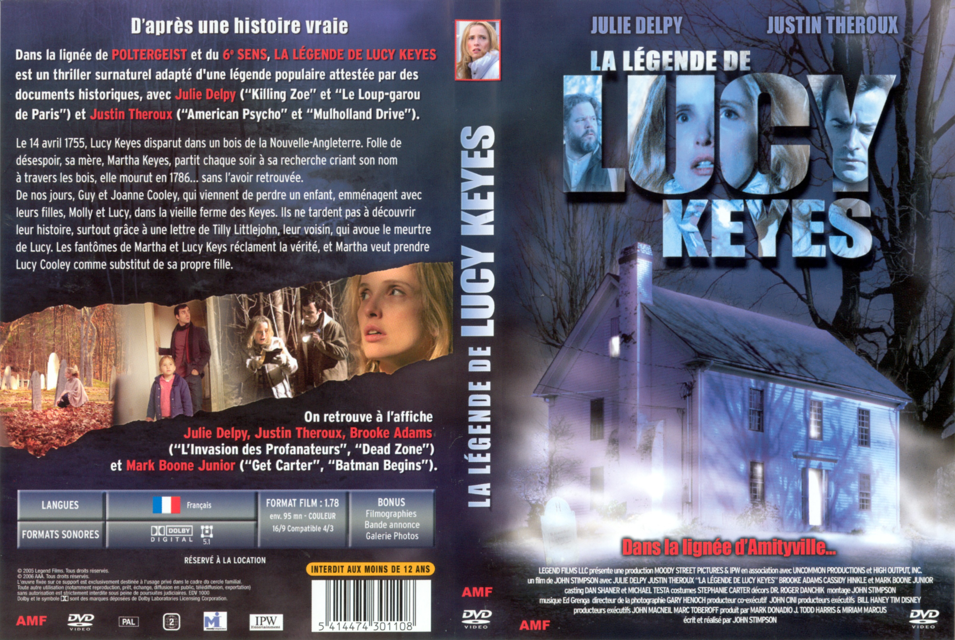 Jaquette DVD La lgende de Lucy Keyes