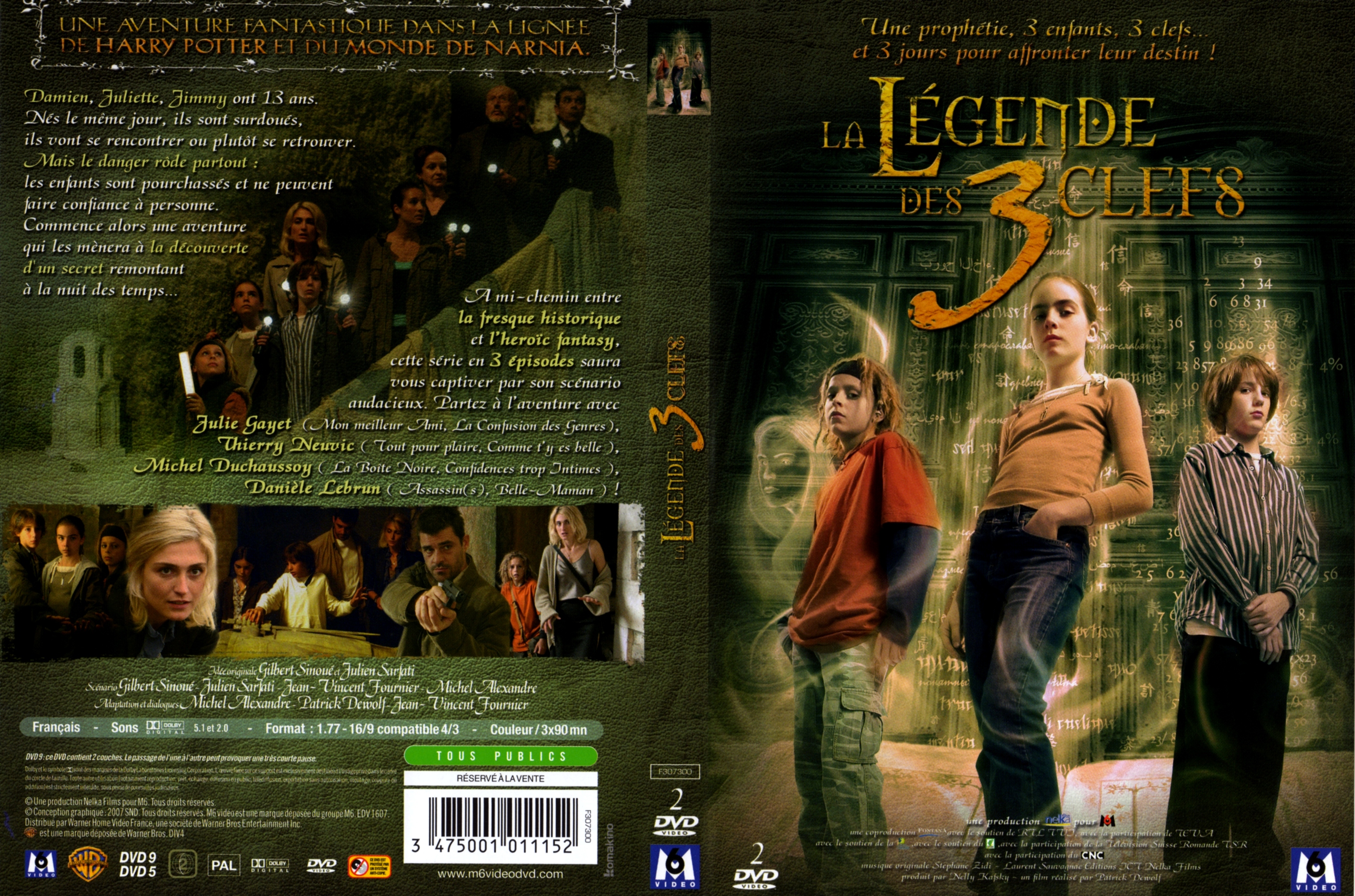 Jaquette DVD La lgende des 3 clefs