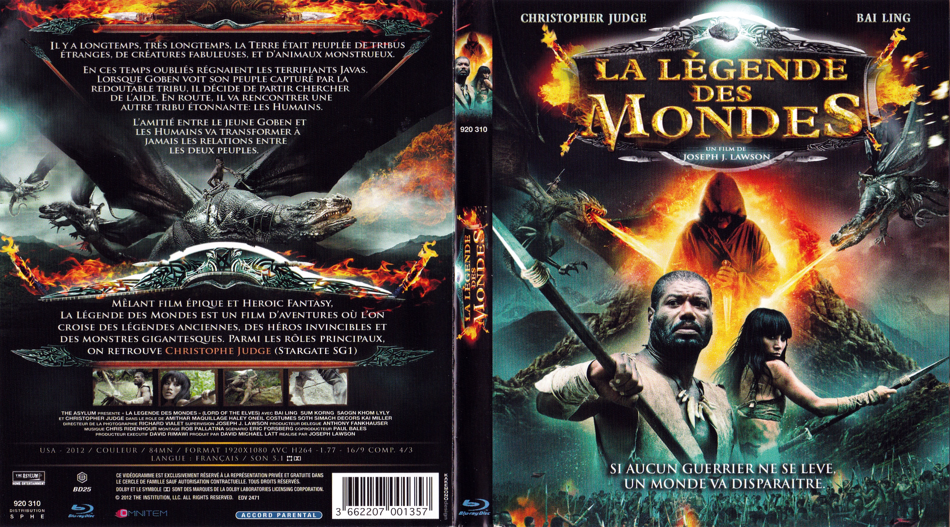 Jaquette DVD La lgende des mondes (BLU-RAY)