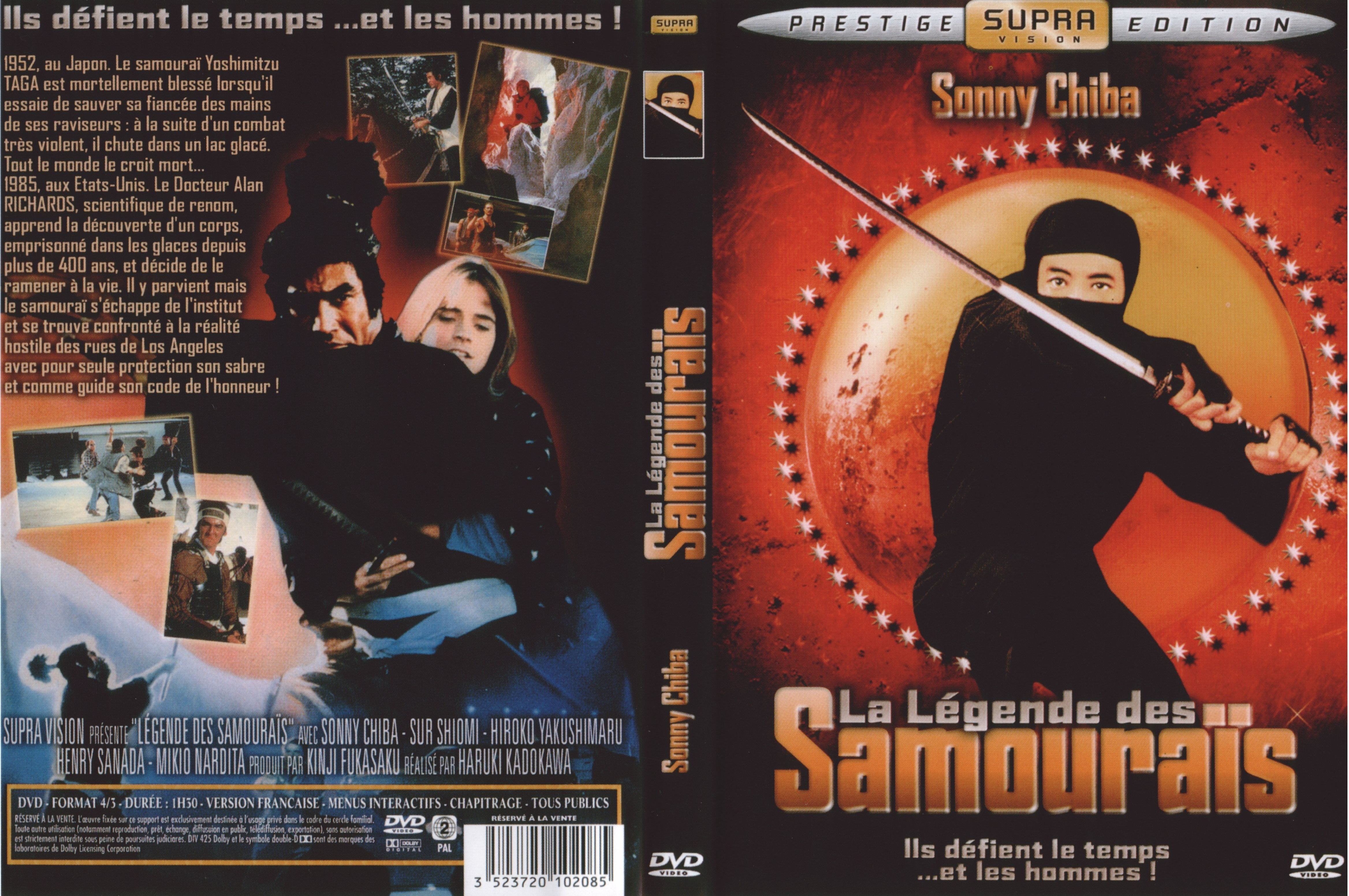 Jaquette DVD La legende des samourais