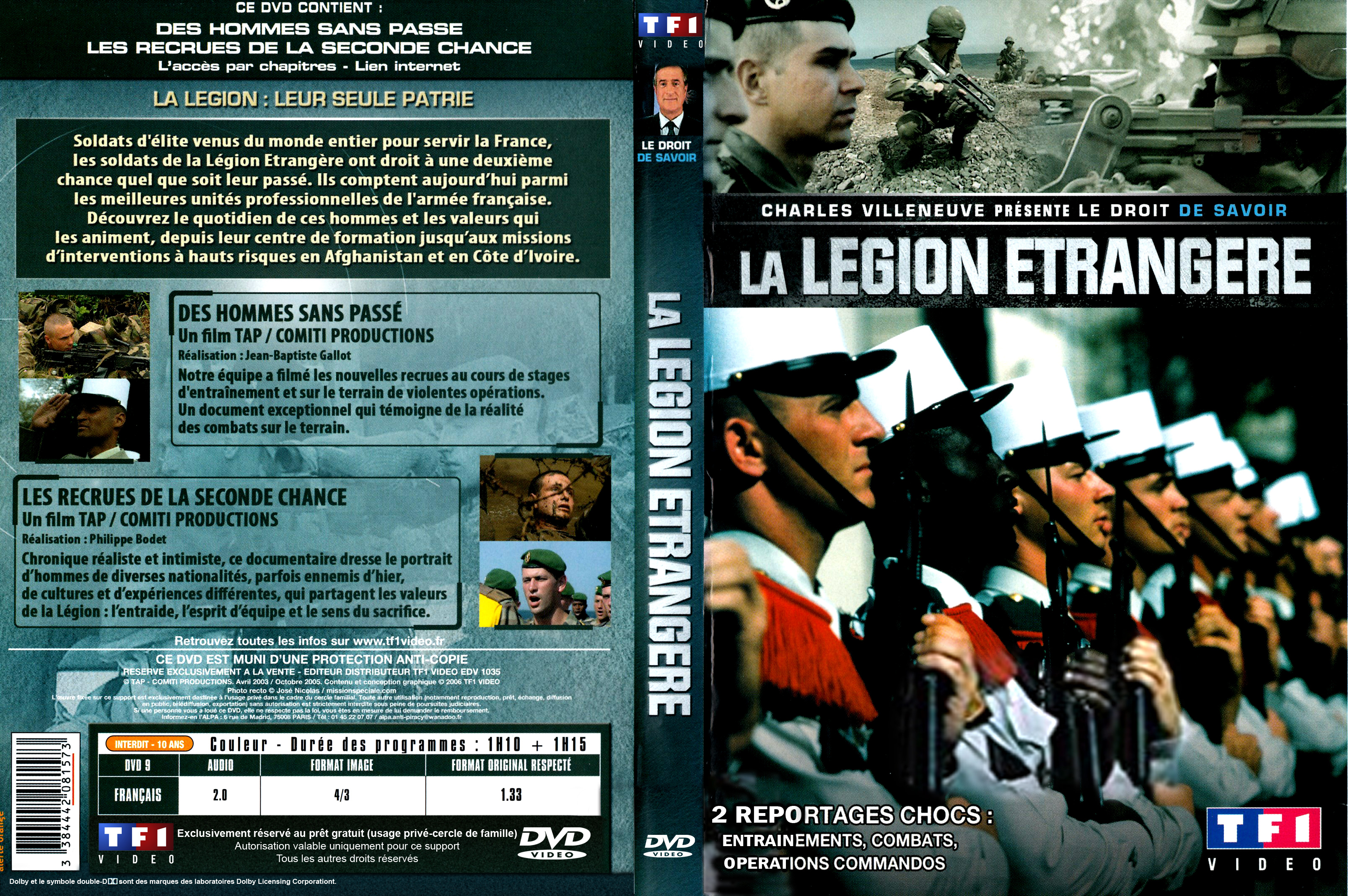 Jaquette DVD La lgion trangre