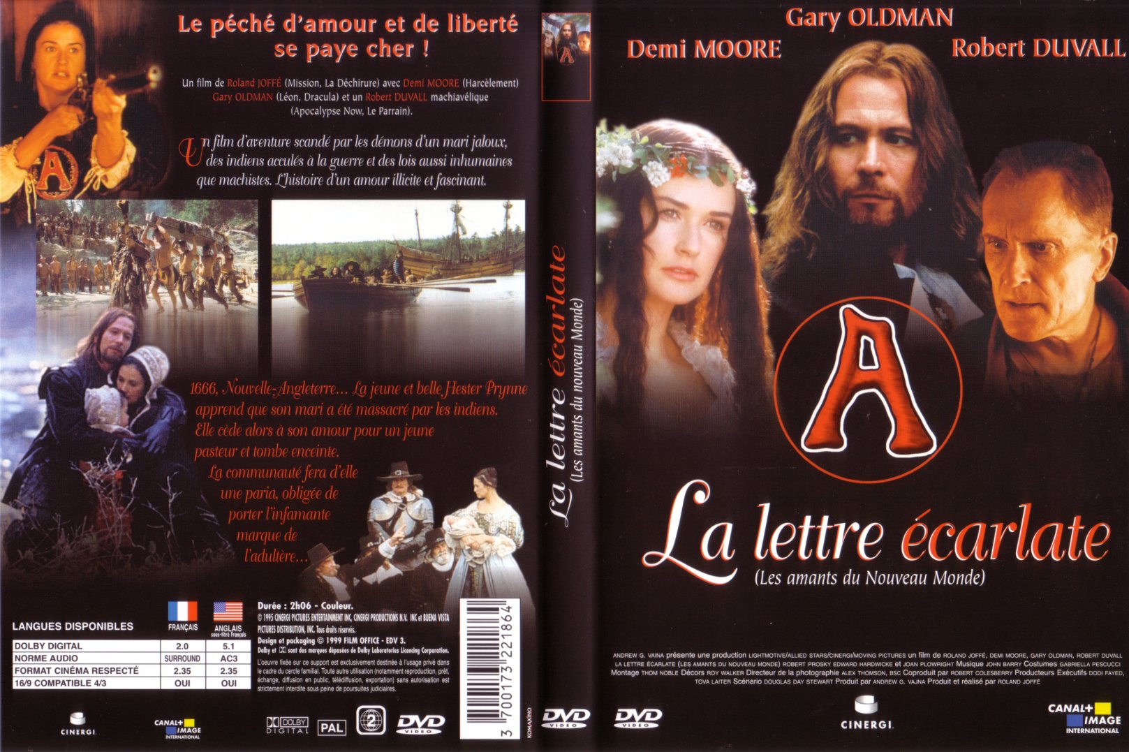 Jaquette DVD La lettre carlate