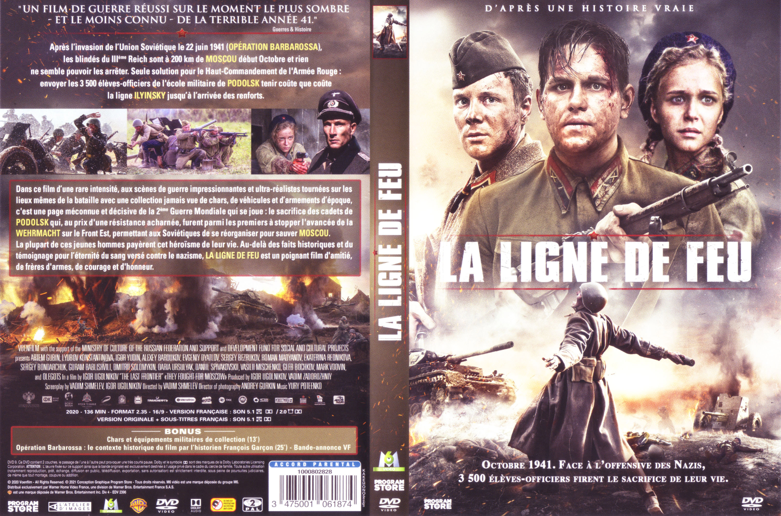 Jaquette DVD La ligne de feu