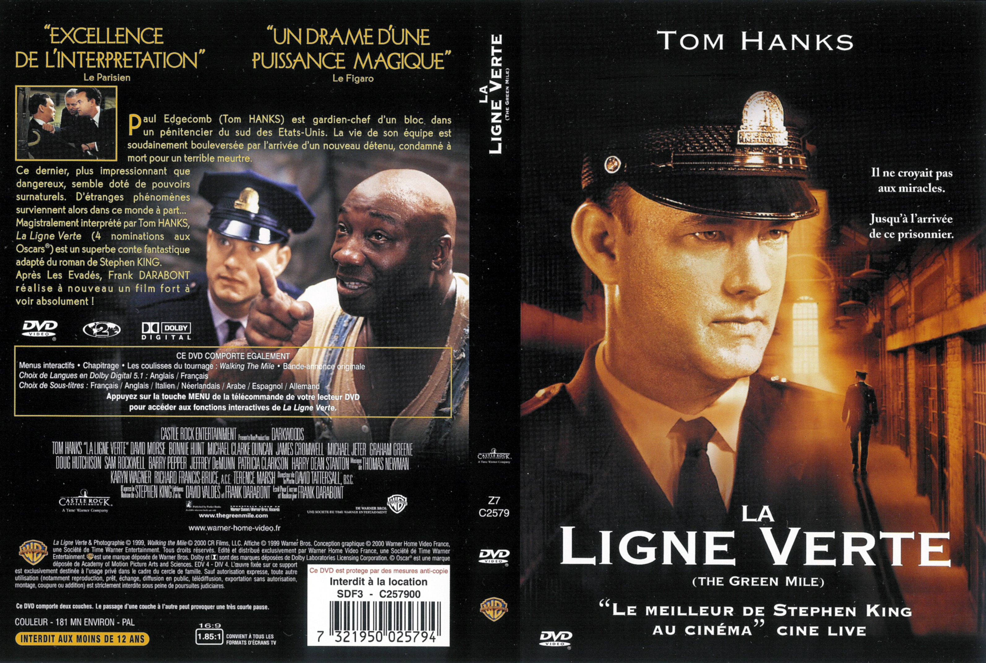 Jaquette DVD La ligne verte