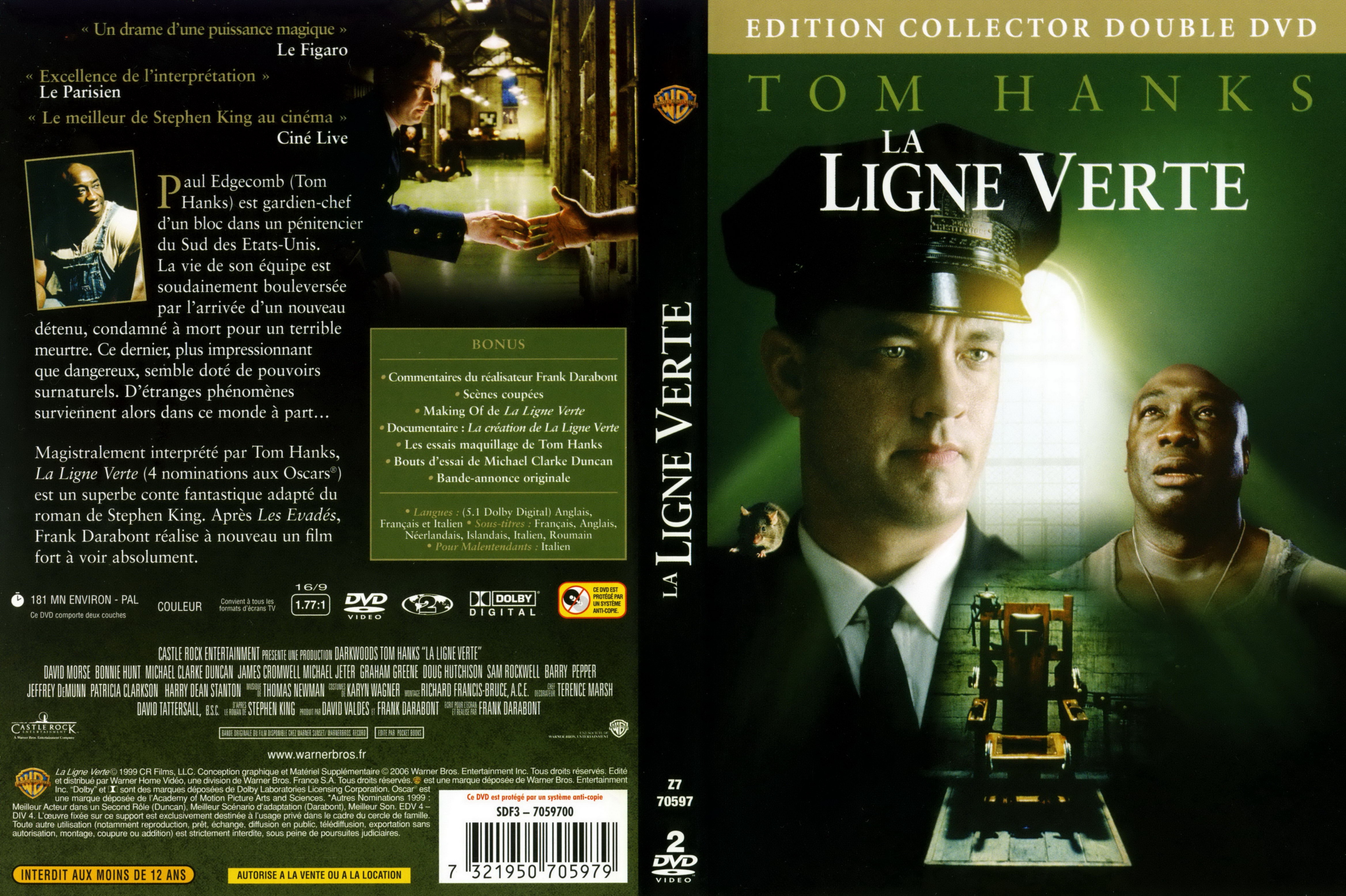 Jaquette DVD La ligne verte v2