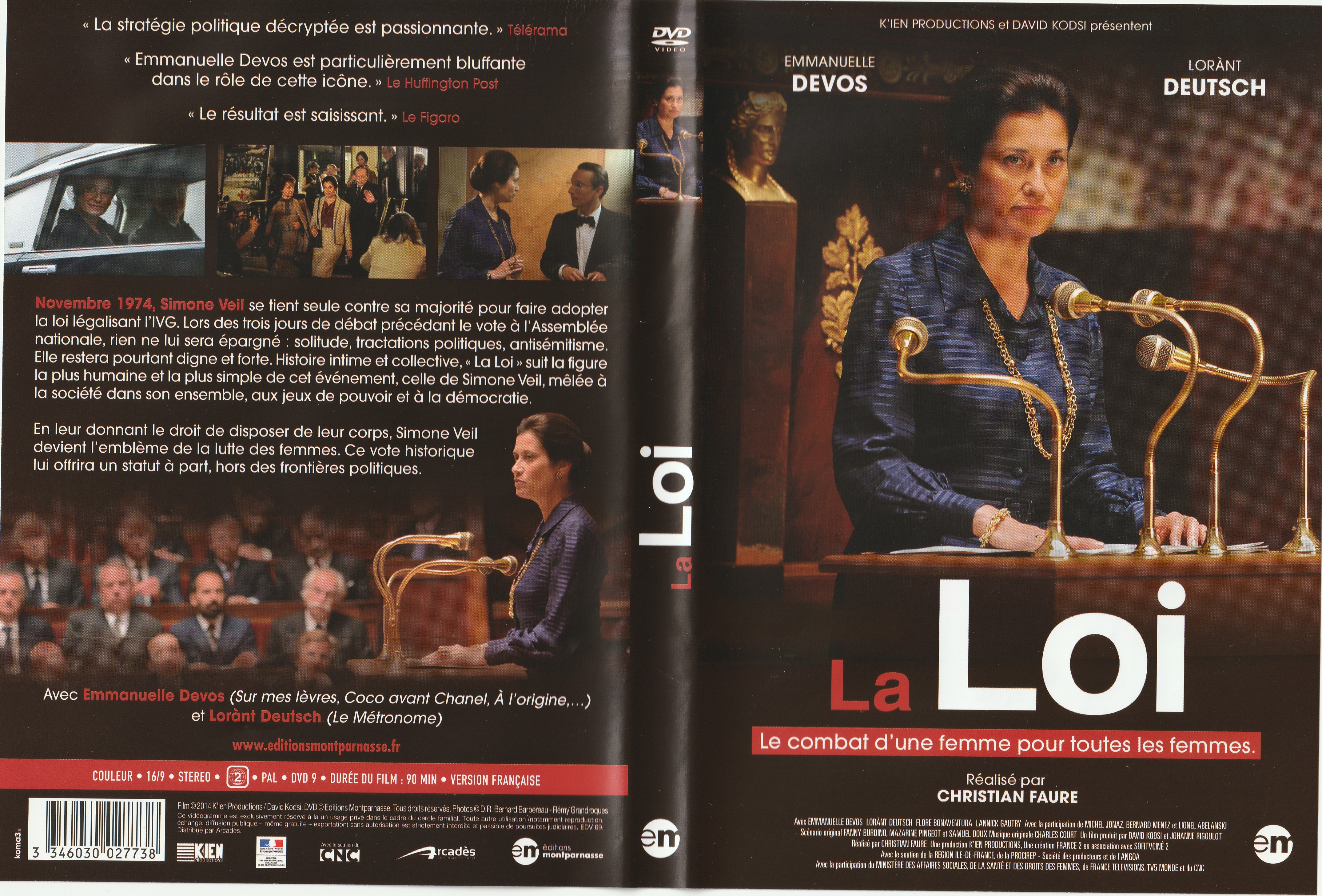 Jaquette DVD La loi (2014)