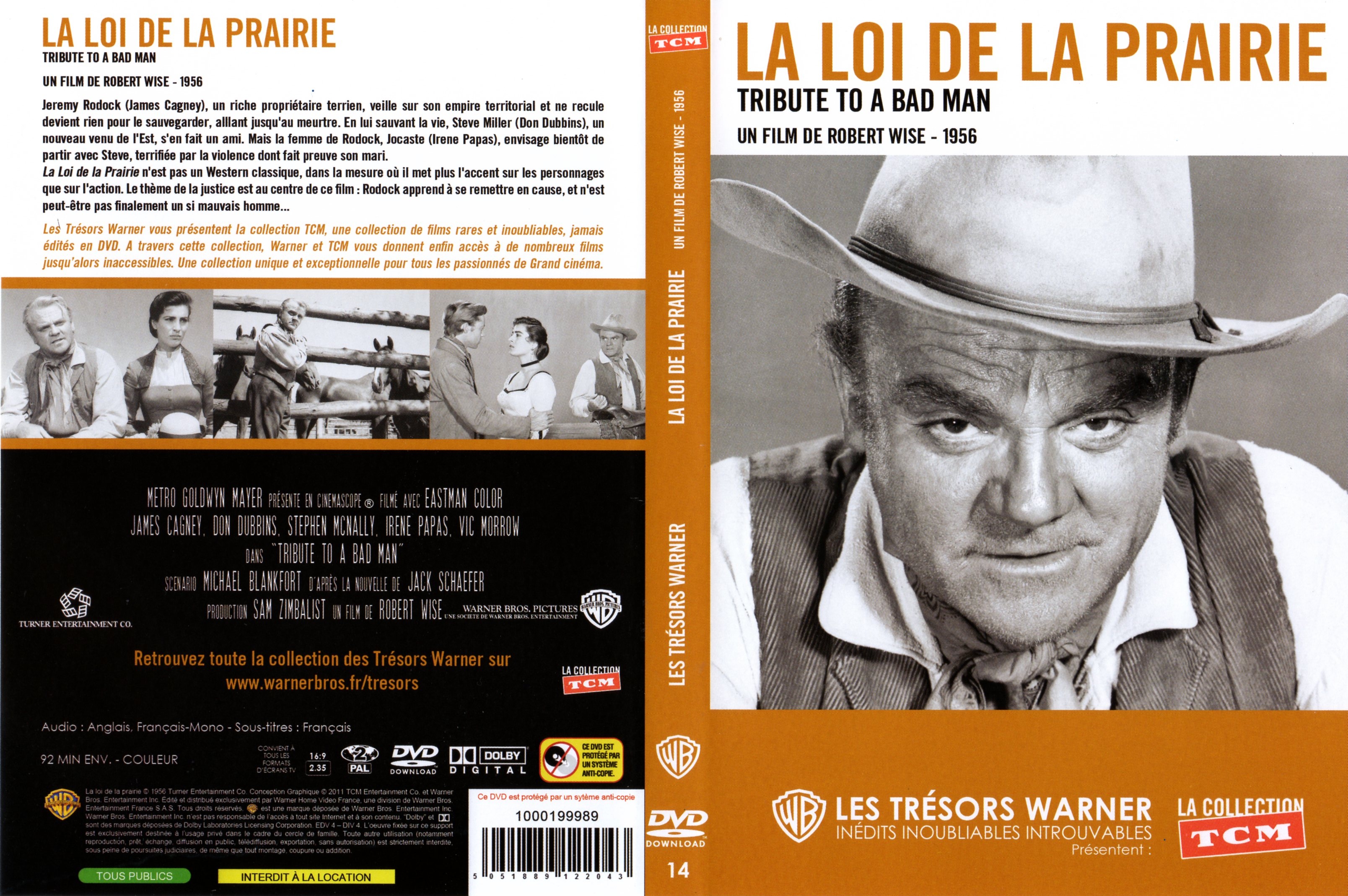 Jaquette DVD La loi de la prairie